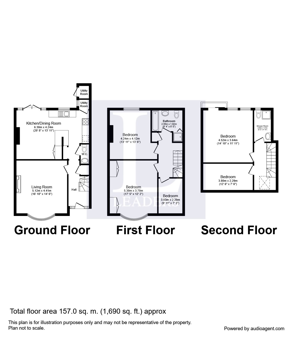 5 Bedrooms Terraced house to rent in Woolstone Road, London SE23