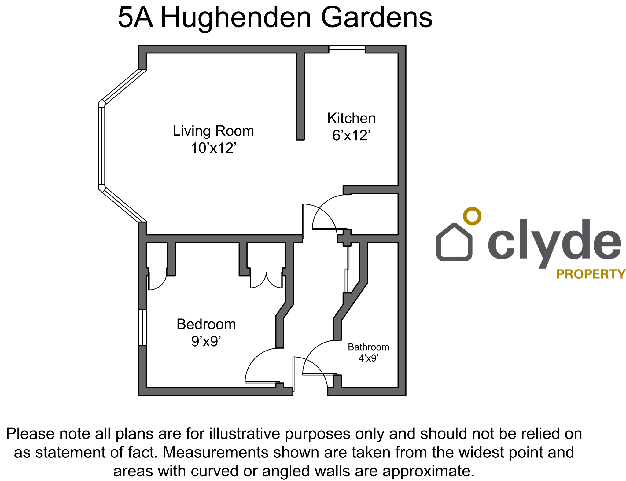 0/1, 5A, Hughenden Gardens, Glasgow floorplan