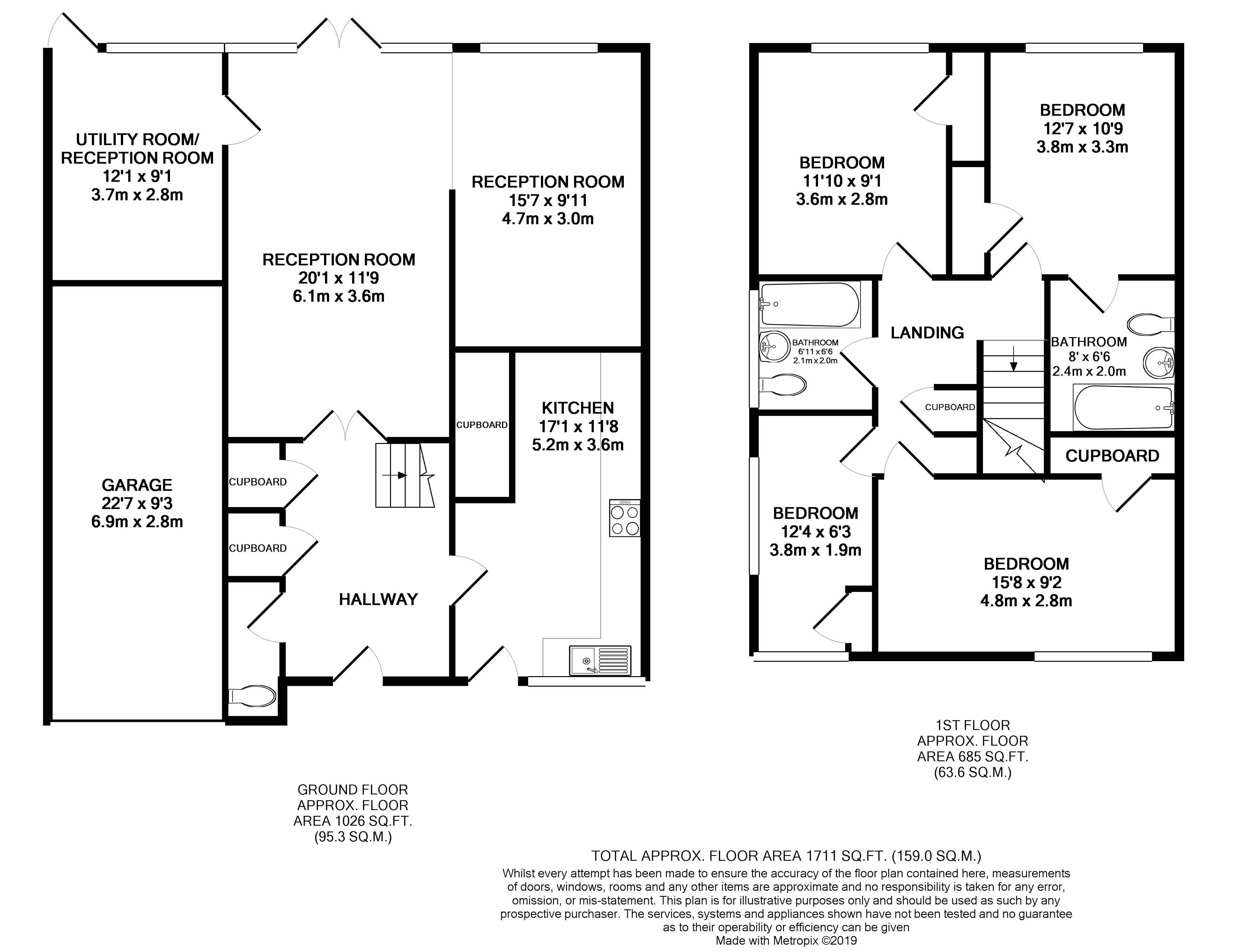 4 Bedrooms Link-detached house for sale in Waldegrove, Croydon CR0