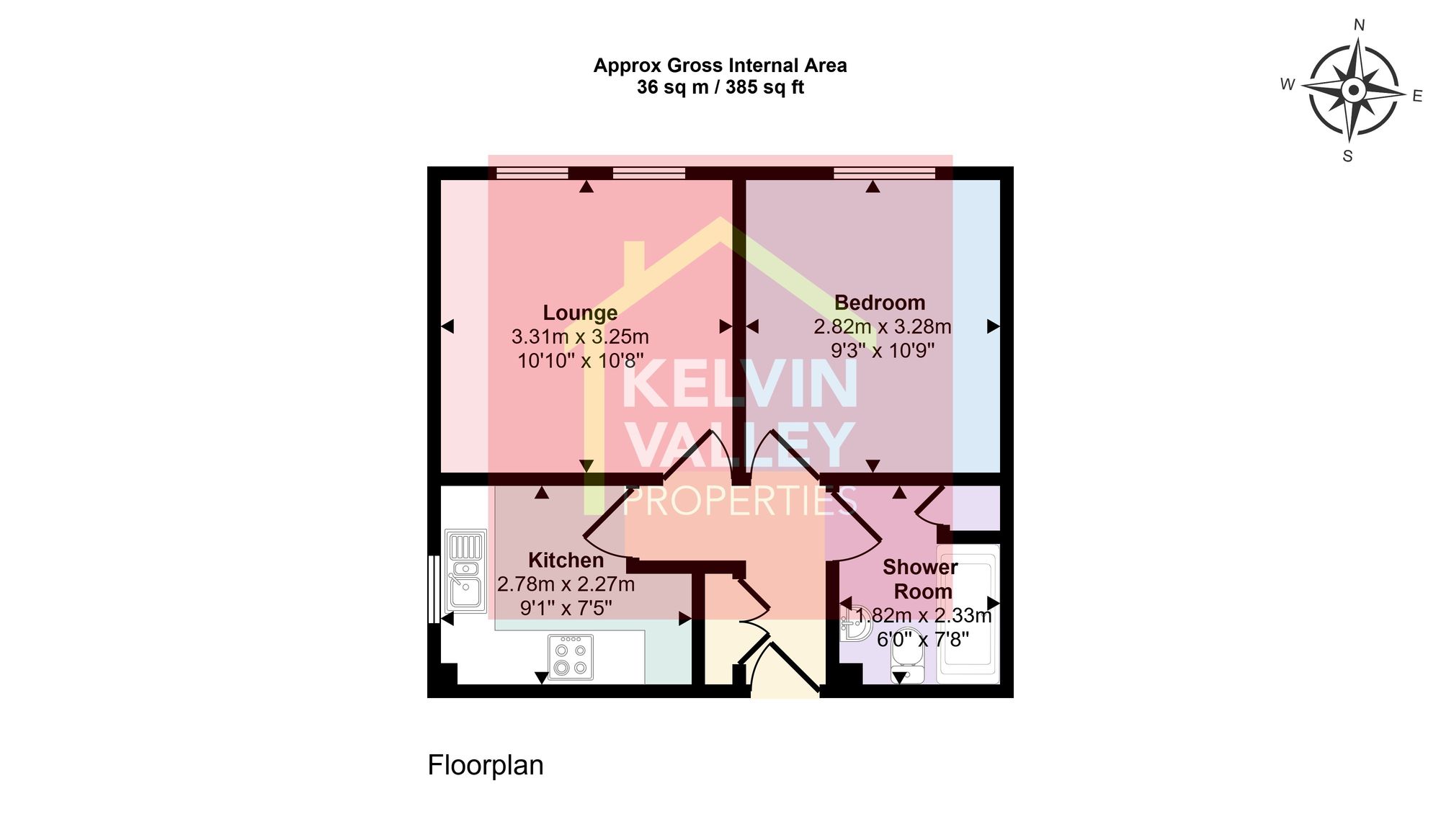 40 Backbrae Street, Glasgow floorplan