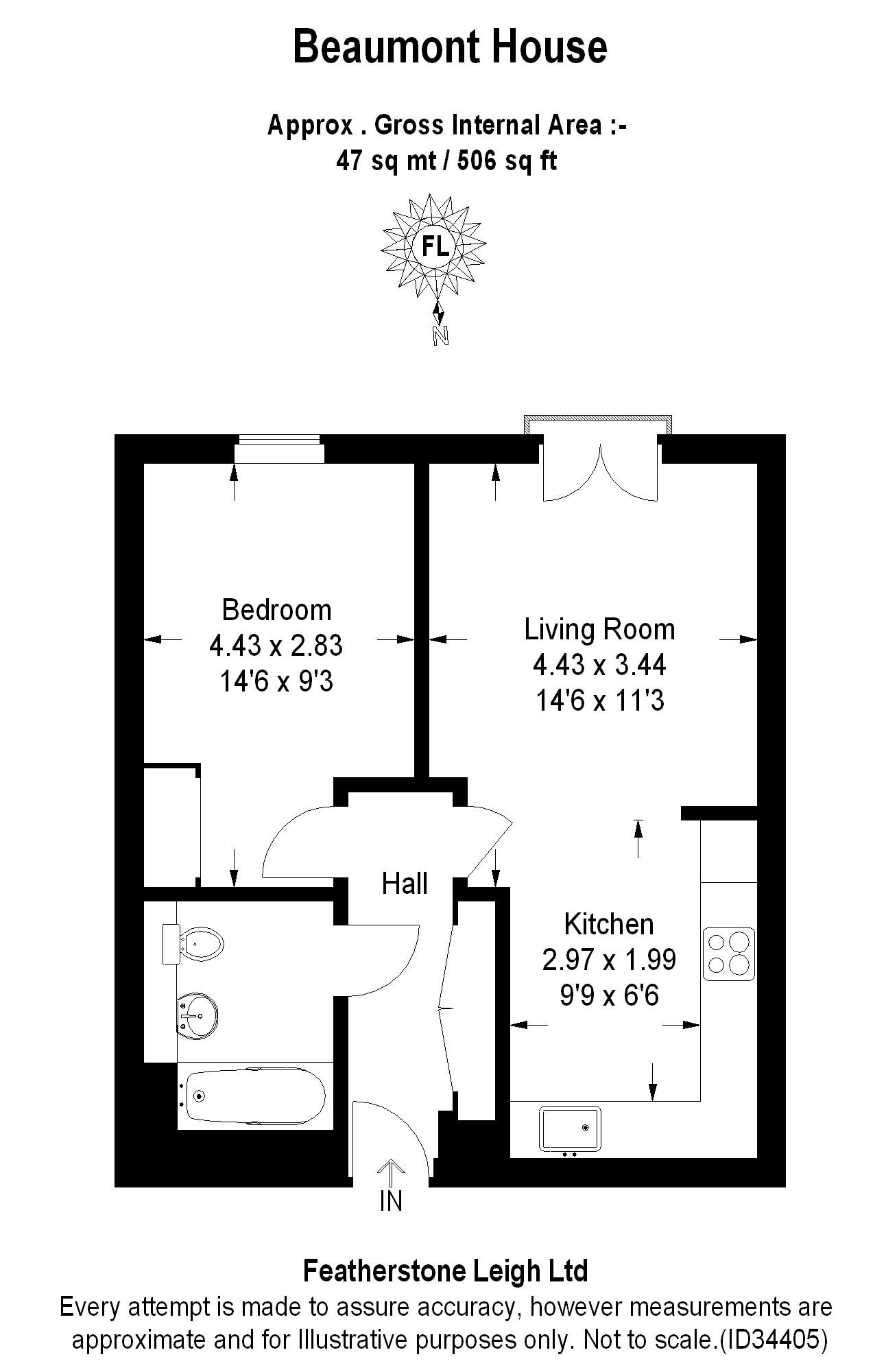 1 Bedrooms Flat to rent in Heath Road, Twickenham TW1