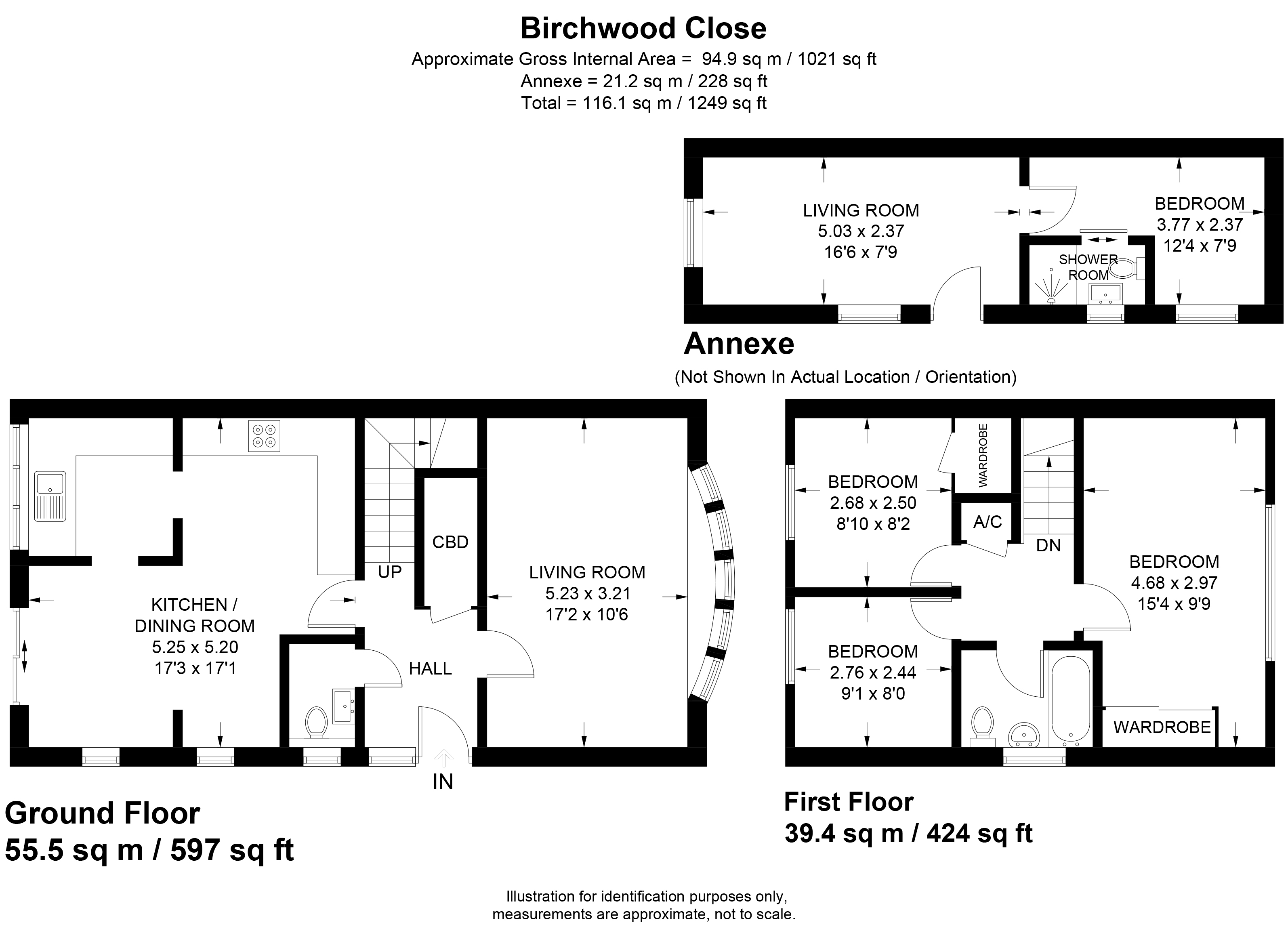 8, Birchwood Close, Colchester floorplan