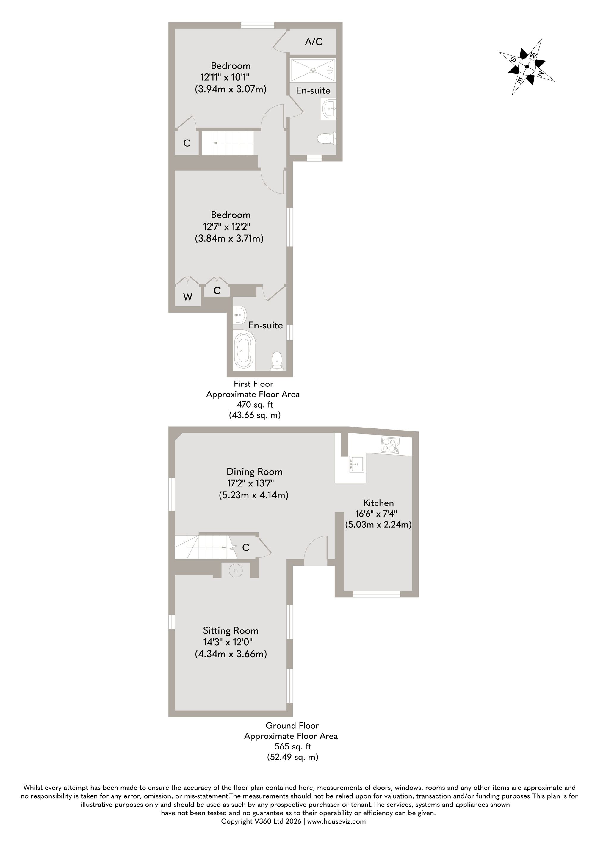24 High Street, Holt floorplan
