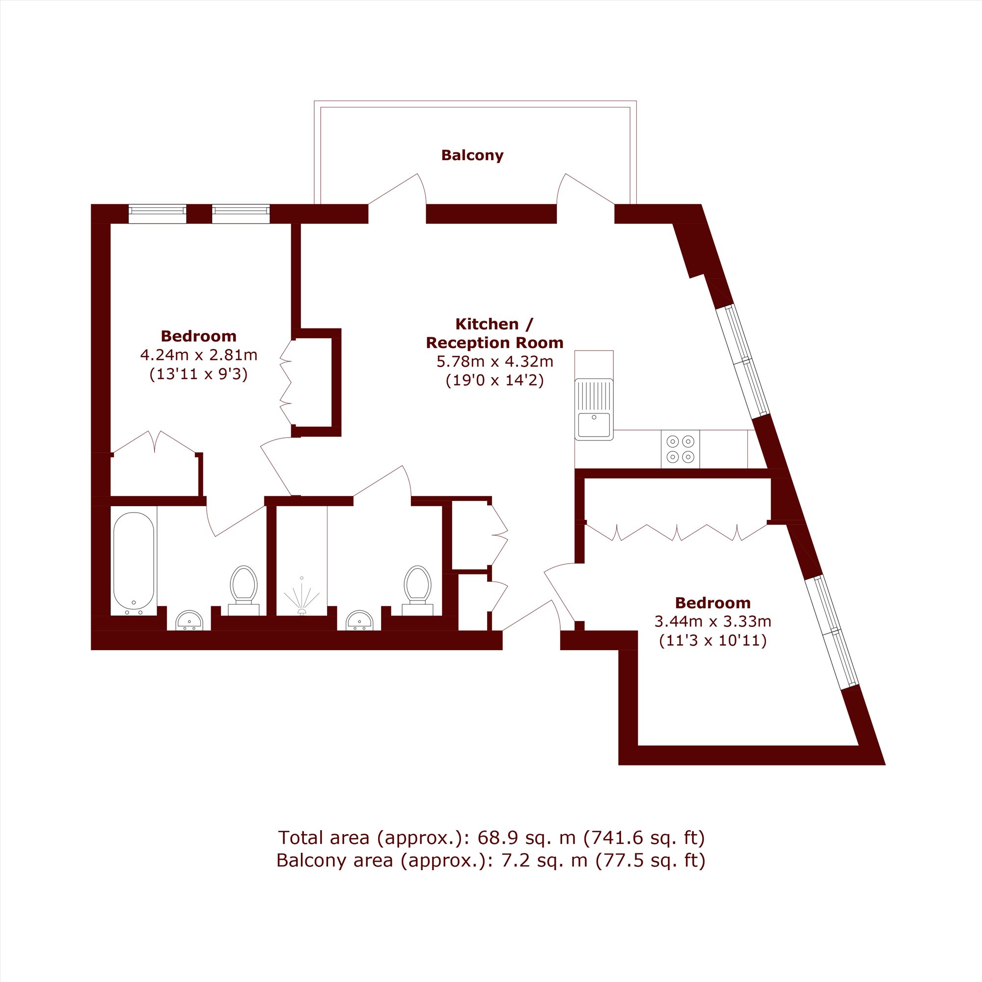A65 Ambassador Building, 5, New Union Square, London floorplan