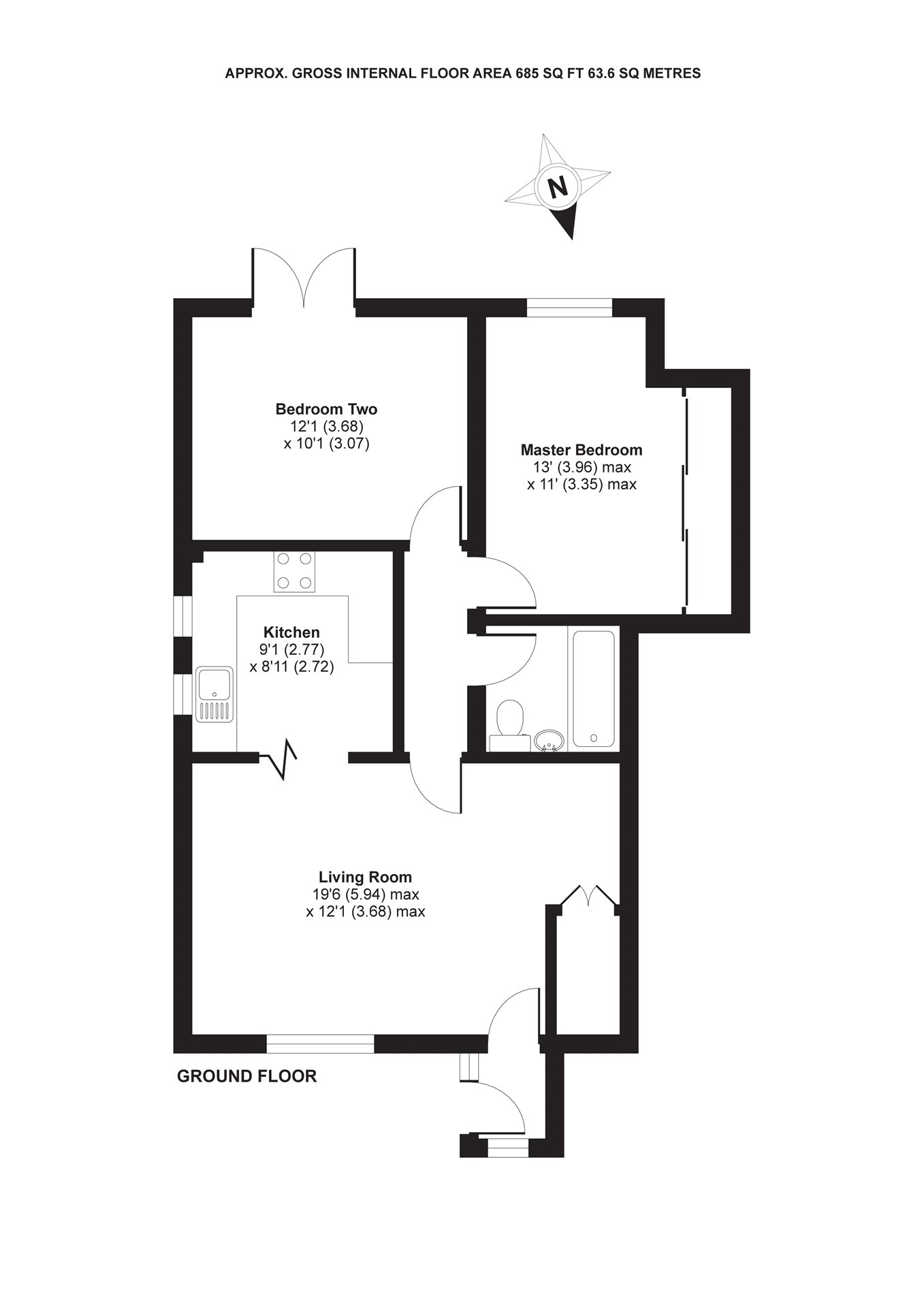 2 Bedrooms Maisonette for sale in Top Common, Warfield, Berkshire RG42