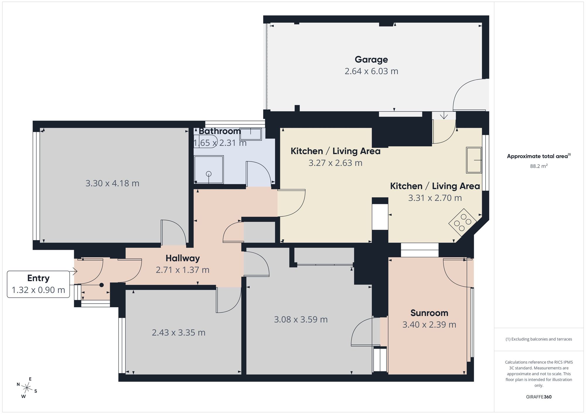 22 Tantallon, Chester Le Street floorplan
