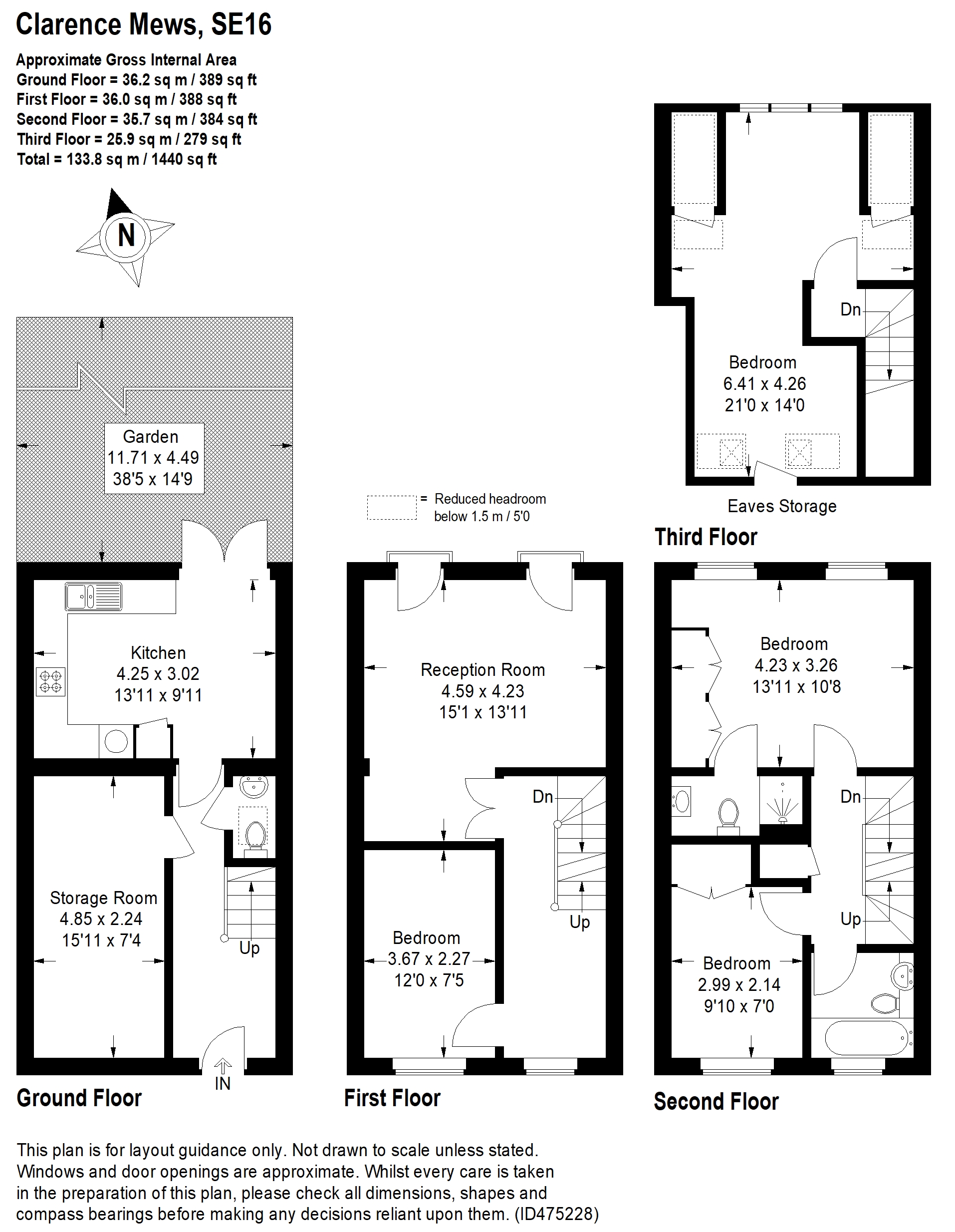 4 Bedrooms  to rent in Clarence Mews, Rotherhithe Street, London SE16