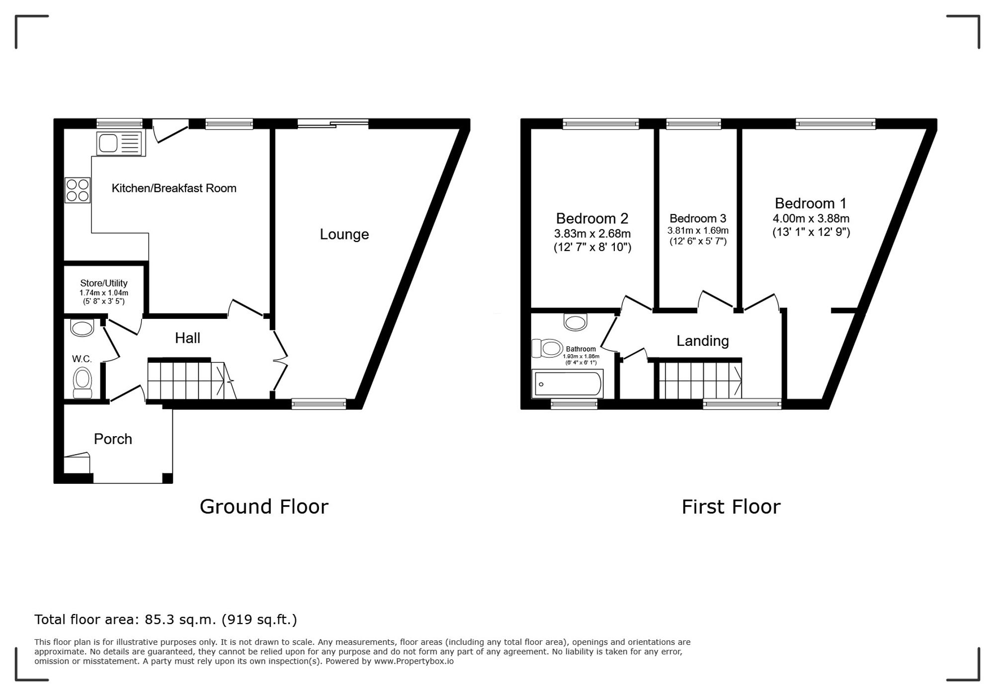 71 Swallow Way, Newport floorplan