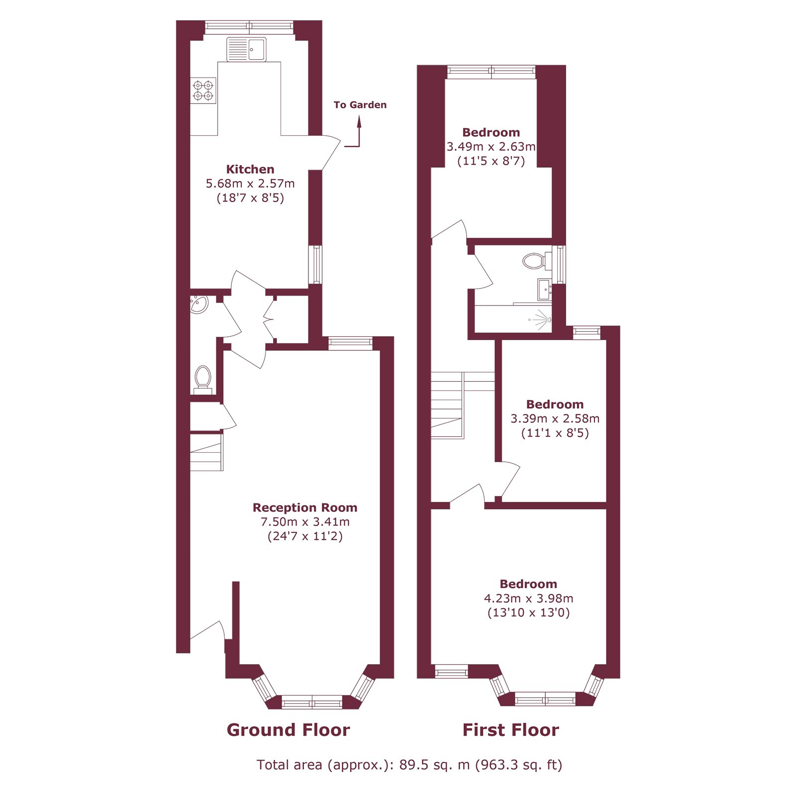 47, Geere Road, London floorplan