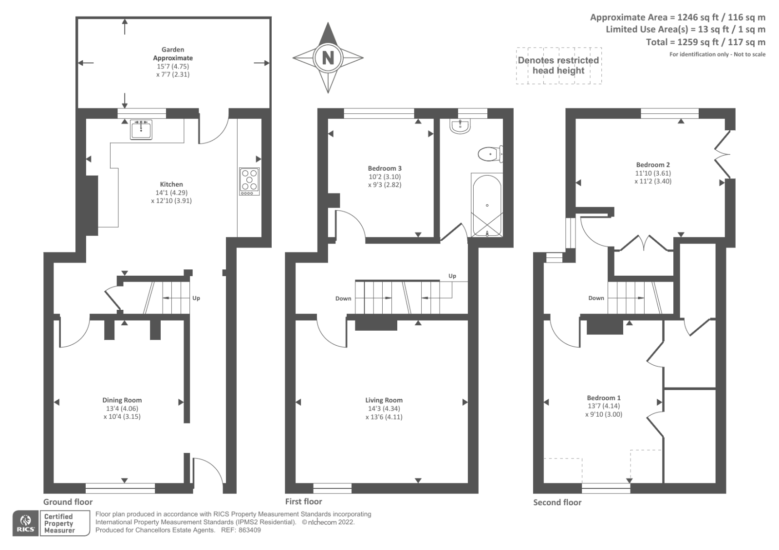 AbingdonOnThames, Oxfordshire OX14, 3 bedroom terraced house for sale