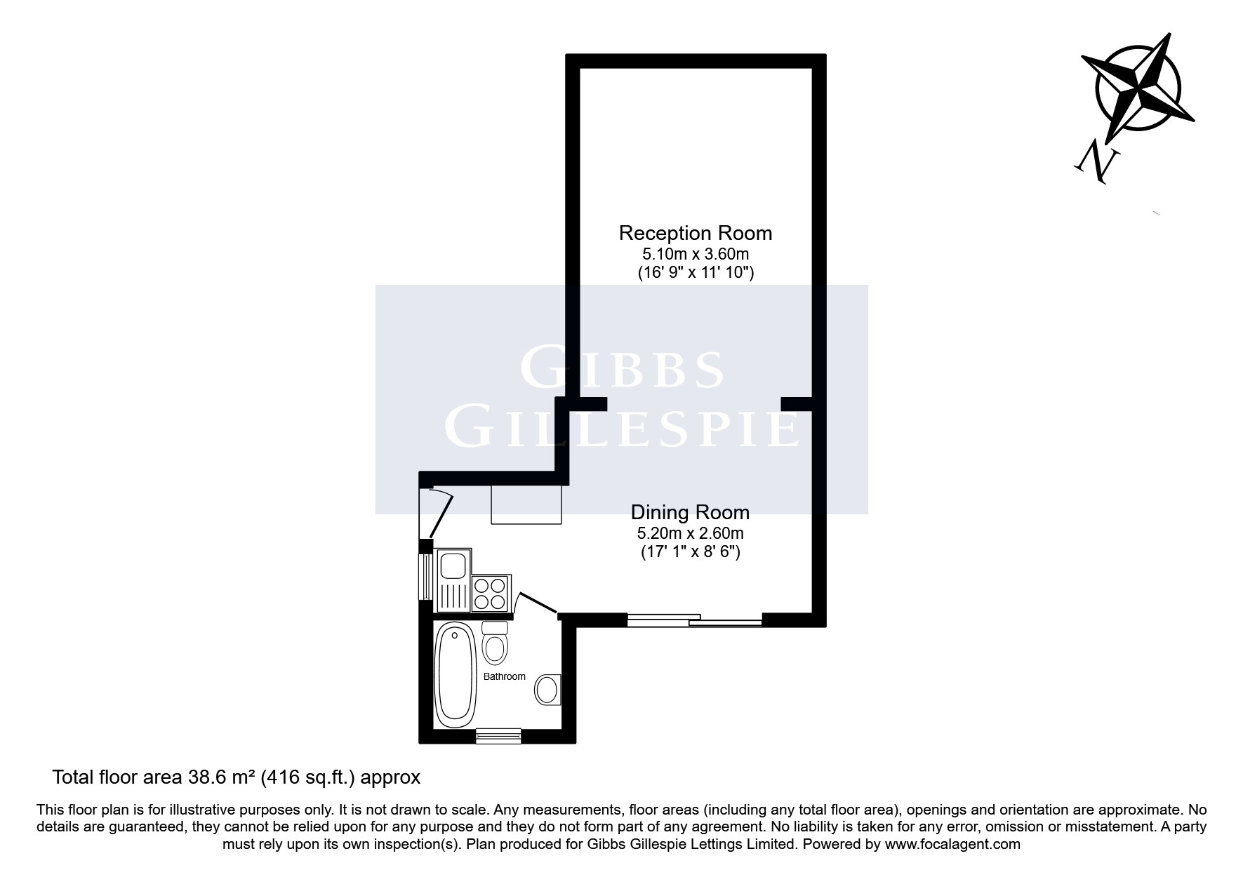 Brunswick Road, Ealing W5, 1 bedroom flat to rent 65546044