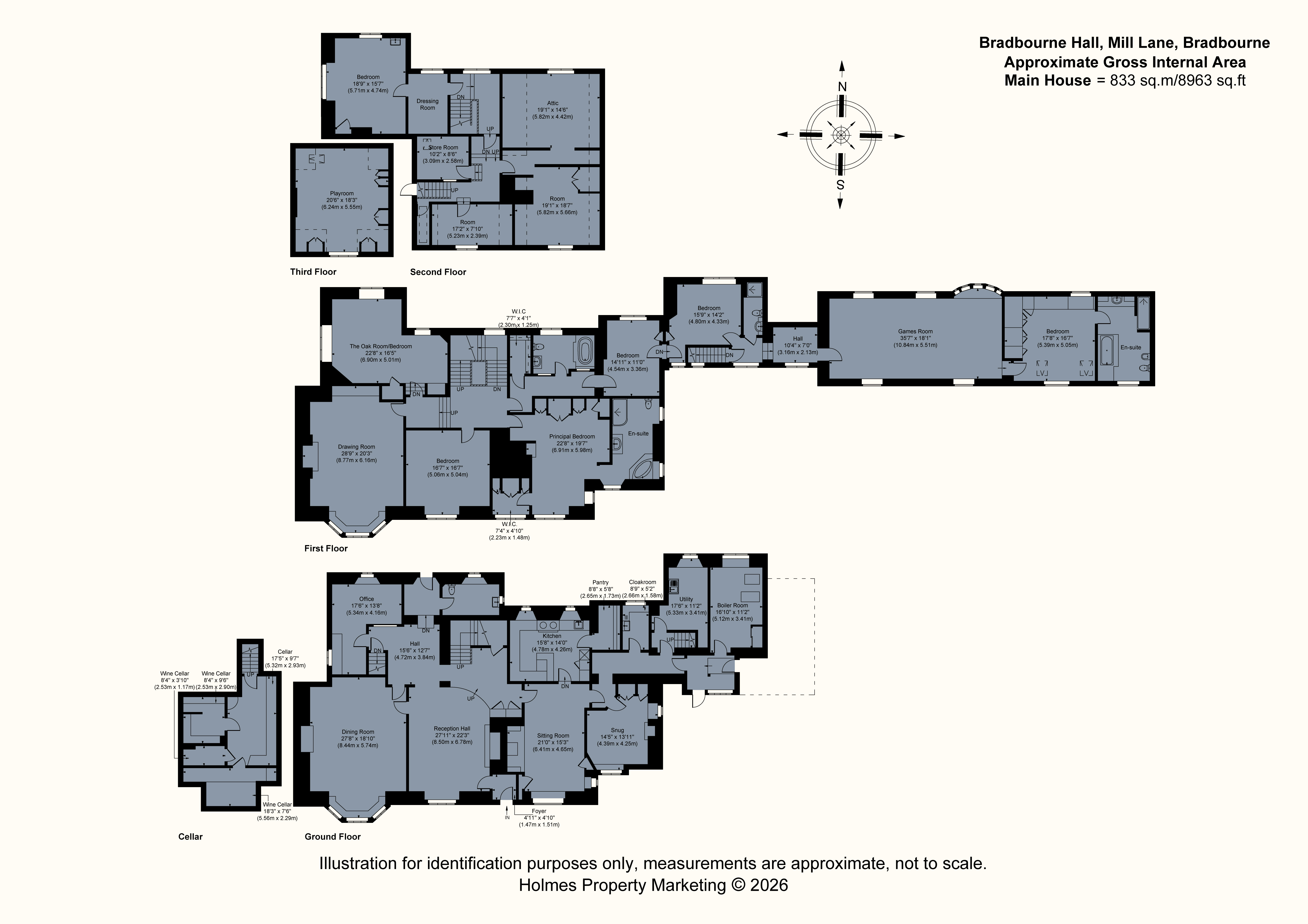 Bradbourne Hall,, Mill Lane, Ashbourne floorplan