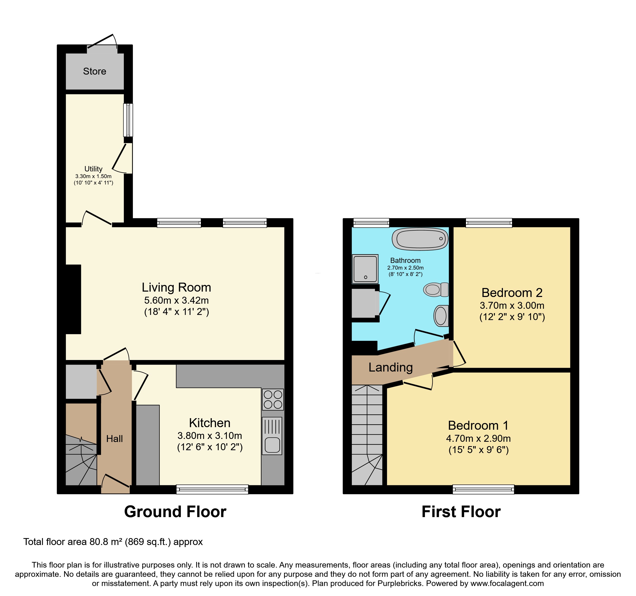 Laburnum, Cwmavon, Pontypool floorplan