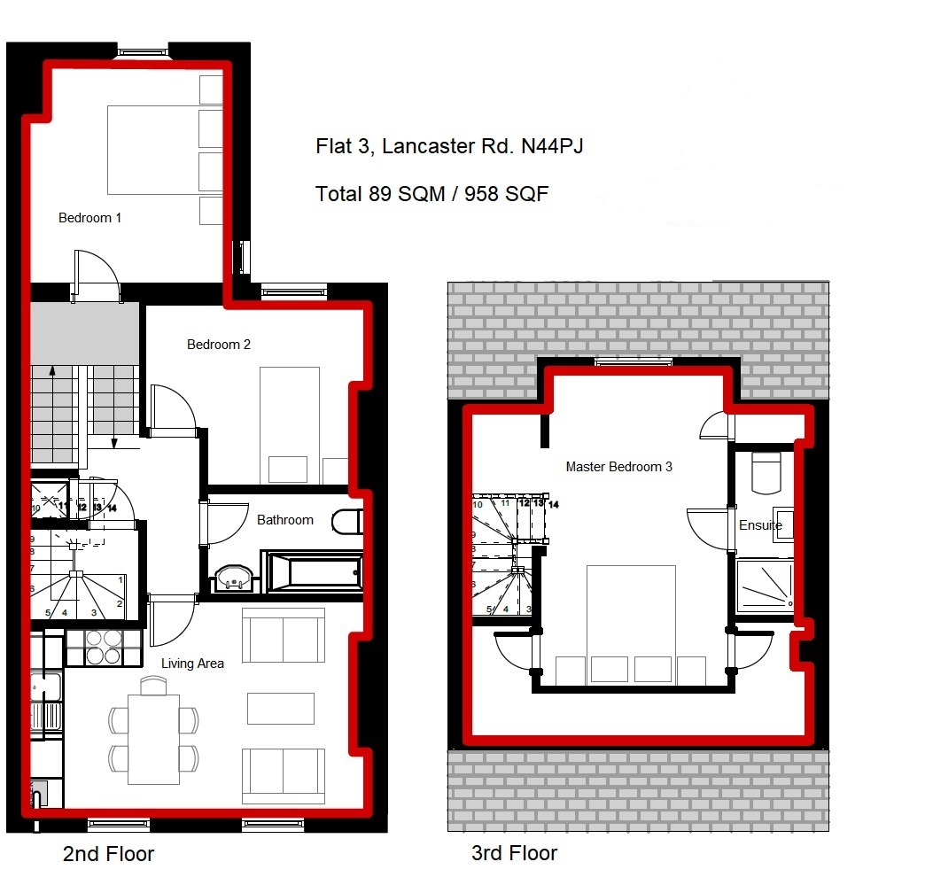 3 Bedrooms Flat for sale in Lancaster Road, London N4