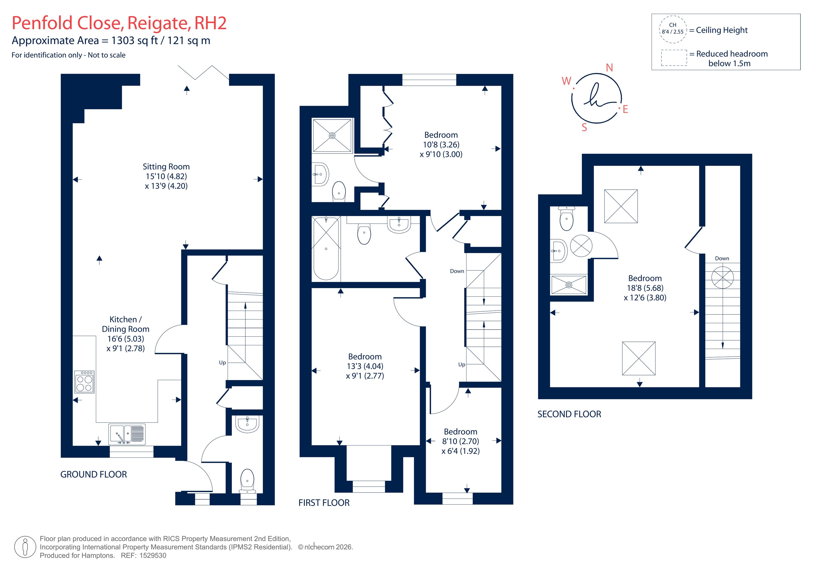 Penfold Close, Reigate floorplan