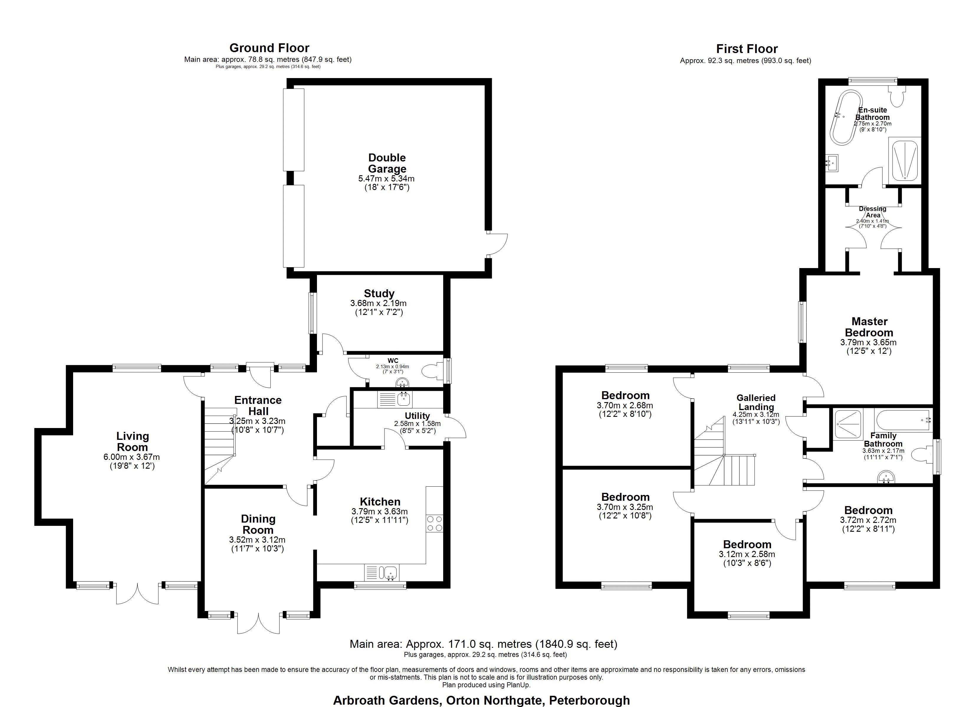 Arbroath Gardens, Orton Northgate, Peterborough PE2, 5 bedroom detached