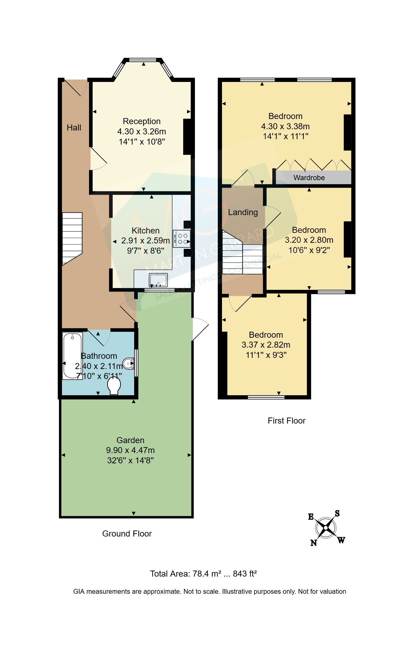 1, Brackenbury Road, London floorplan