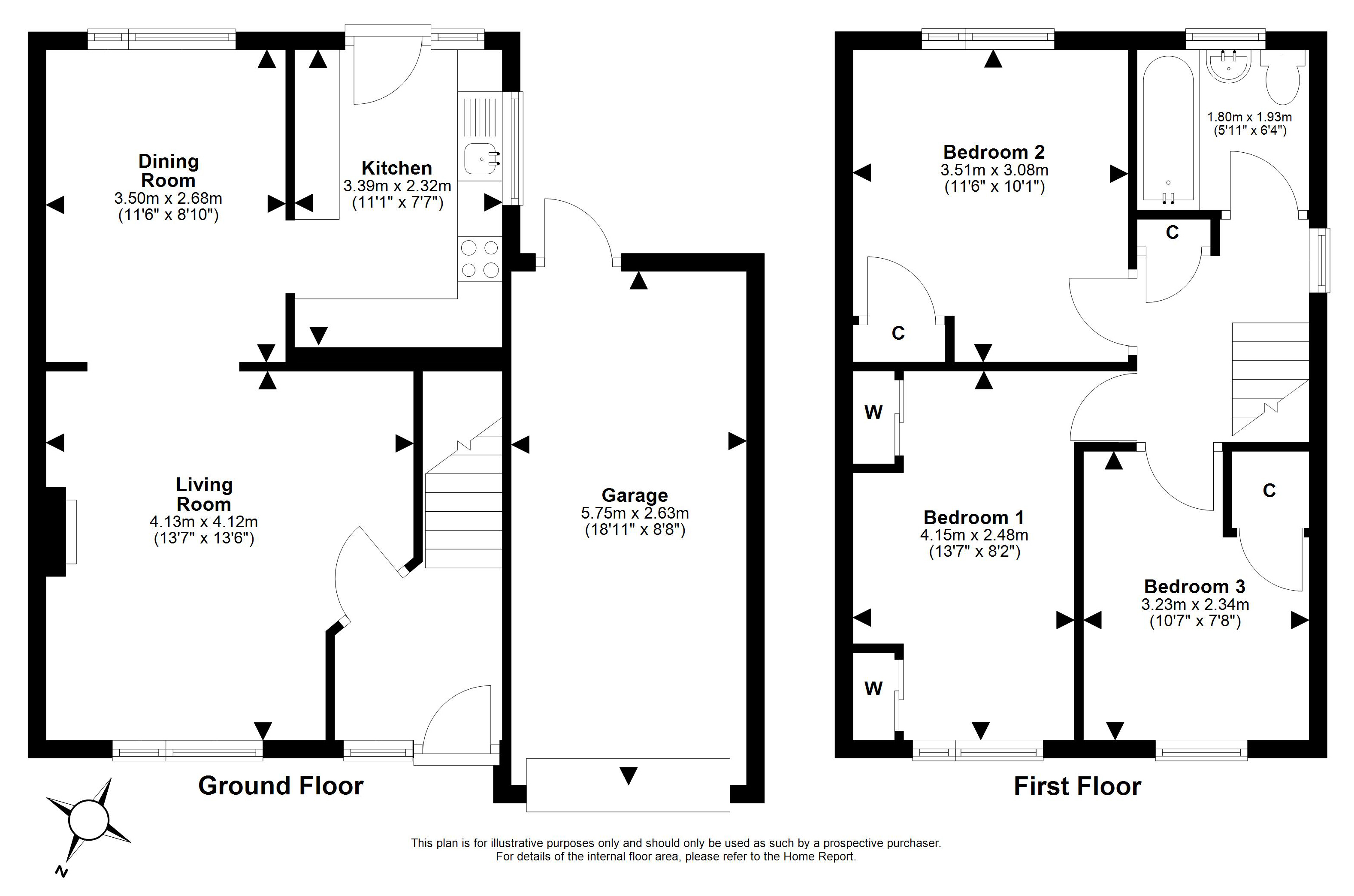 44, Moat View, Roslin floorplan