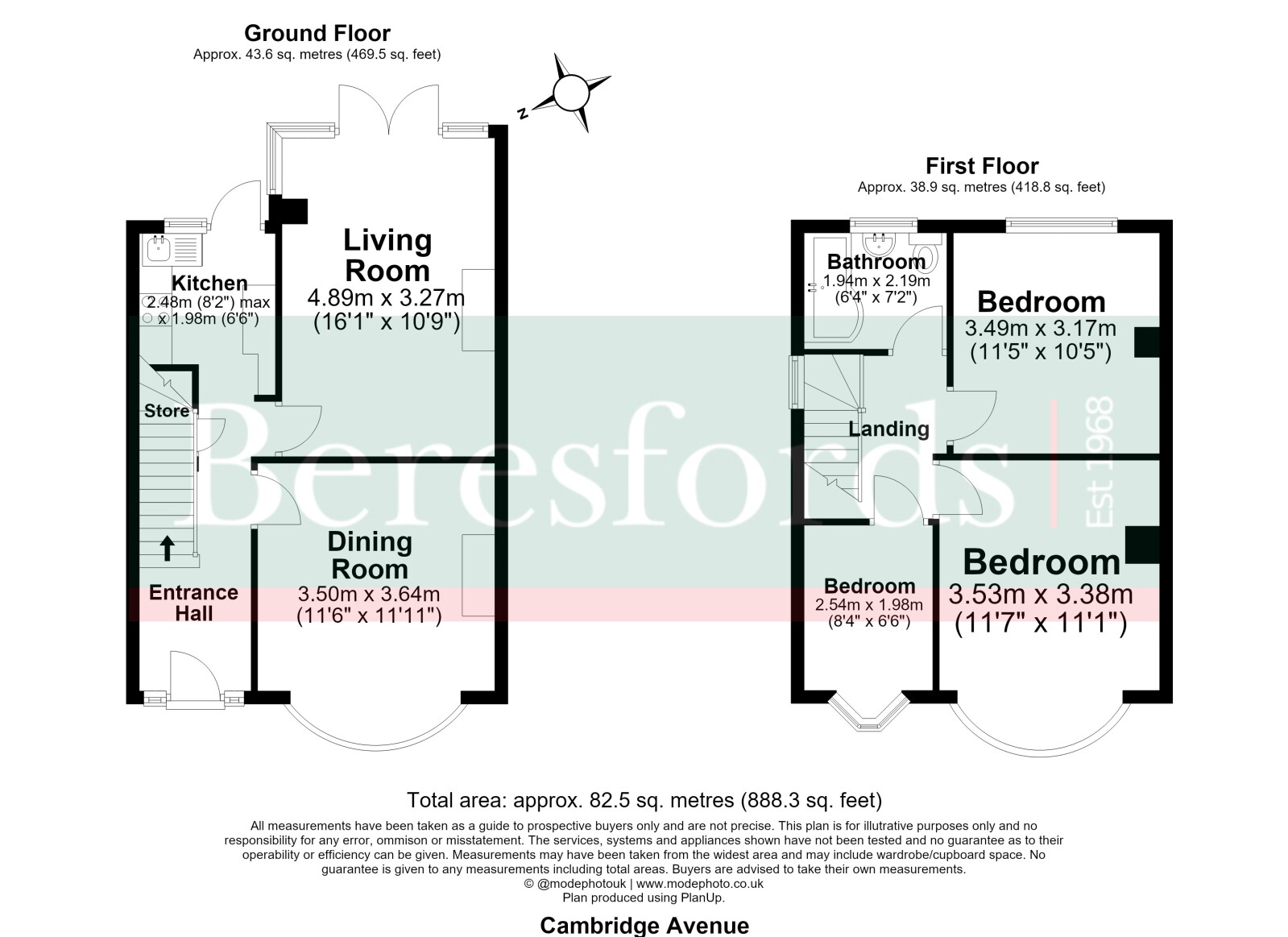 68, Cambridge Avenue, Gidea Park floorplan