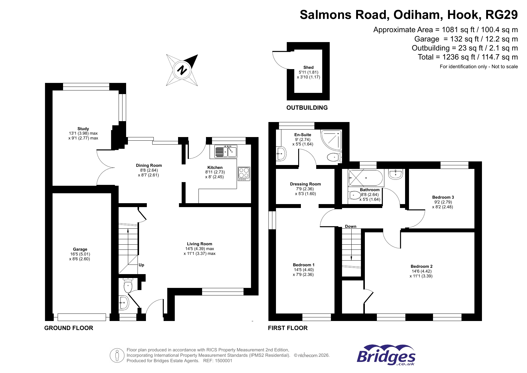 The Rowans,, Salmons Road, Hook floorplan