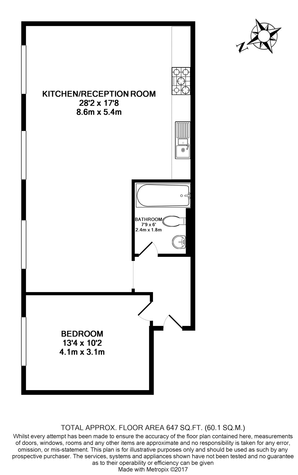 1 Bedrooms Flat to rent in Christina Street, London EC2A