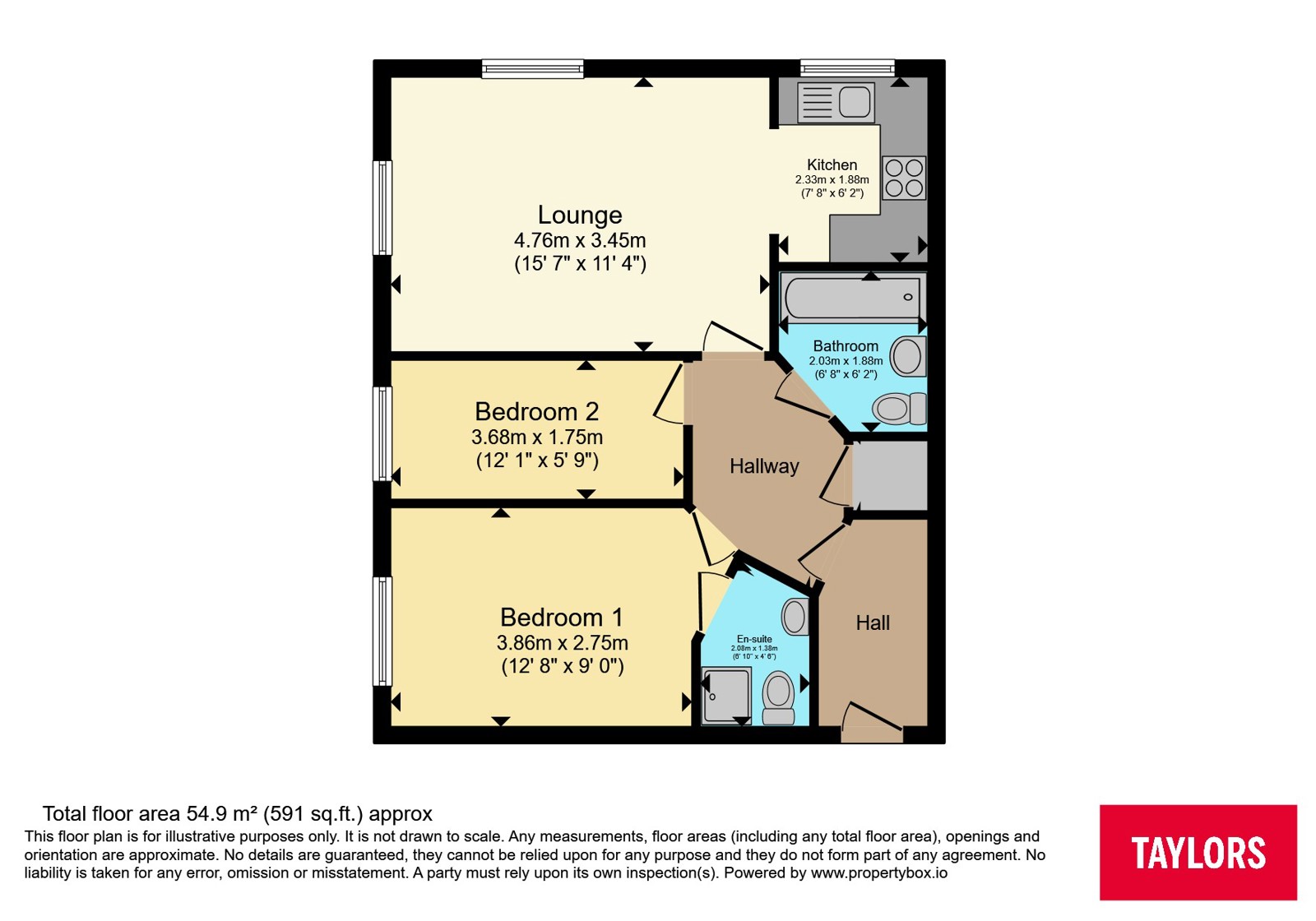 28, College Way, Bristol floorplan