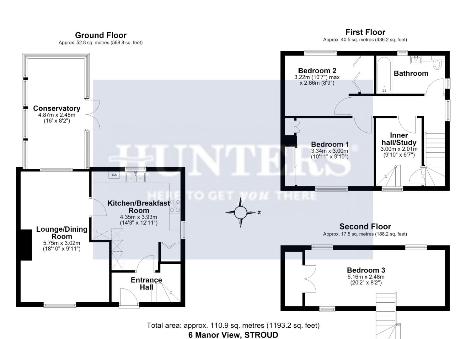 6, Manor View, Stroud floorplan