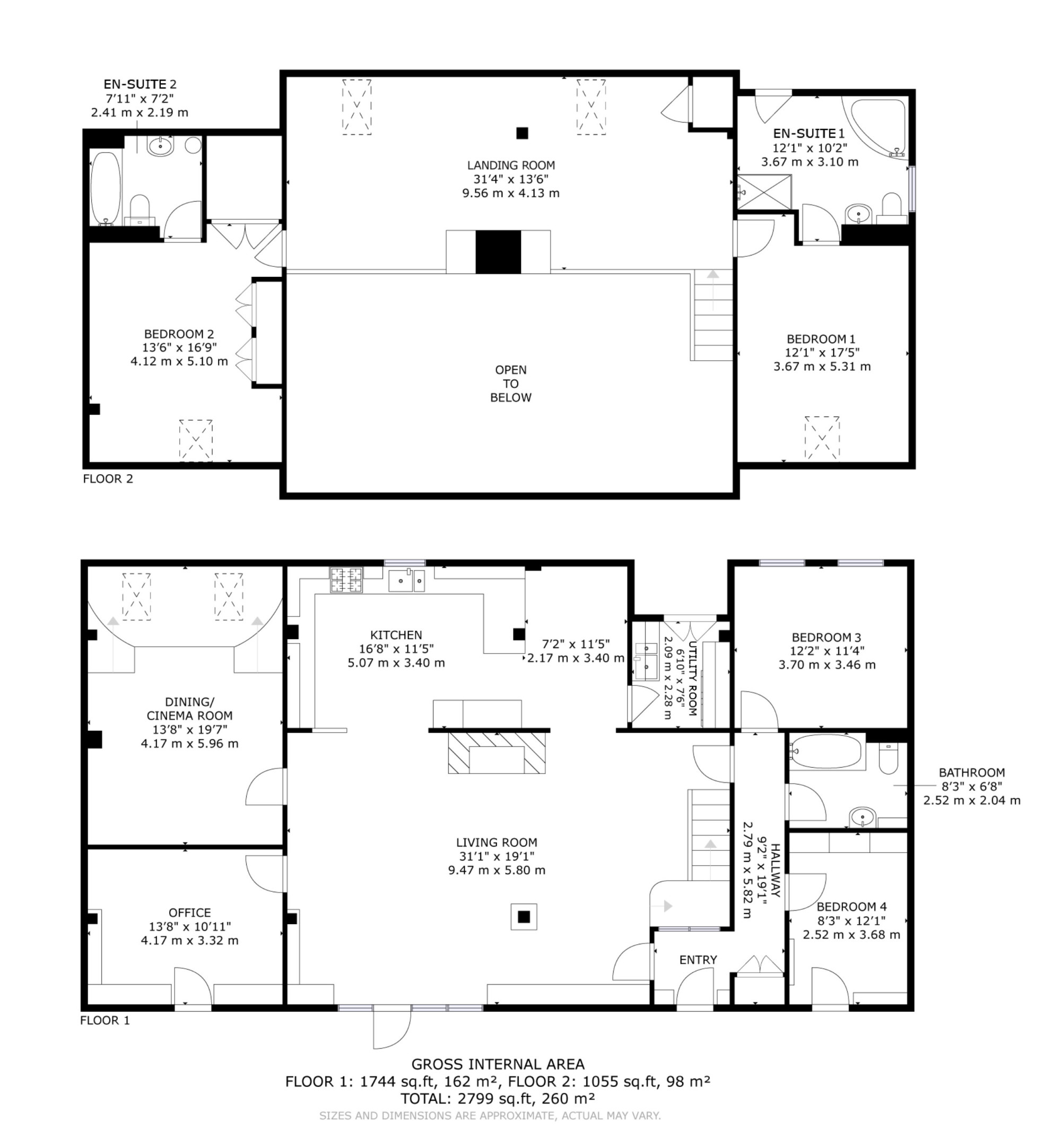 Haywain,, Hook Green Road, Southfleet, Gravesend floorplan