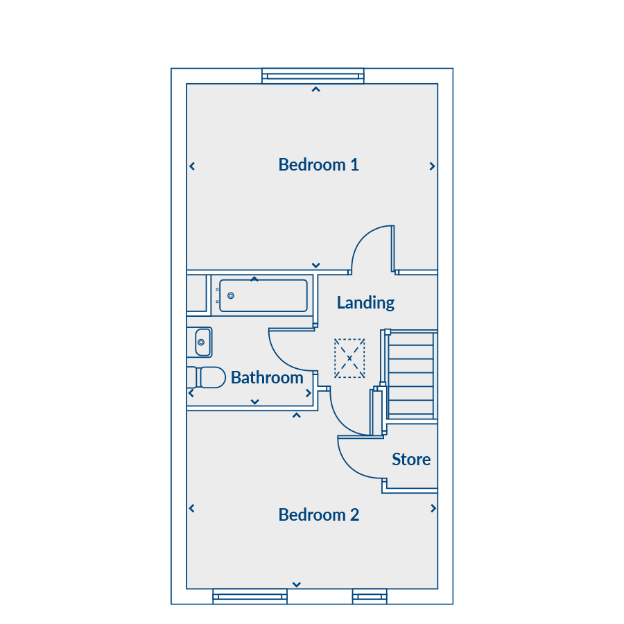 Plot 72, Keepmoat - Haworth Place Sales Office, Tattenhoe Park, Milton Keynes floorplan