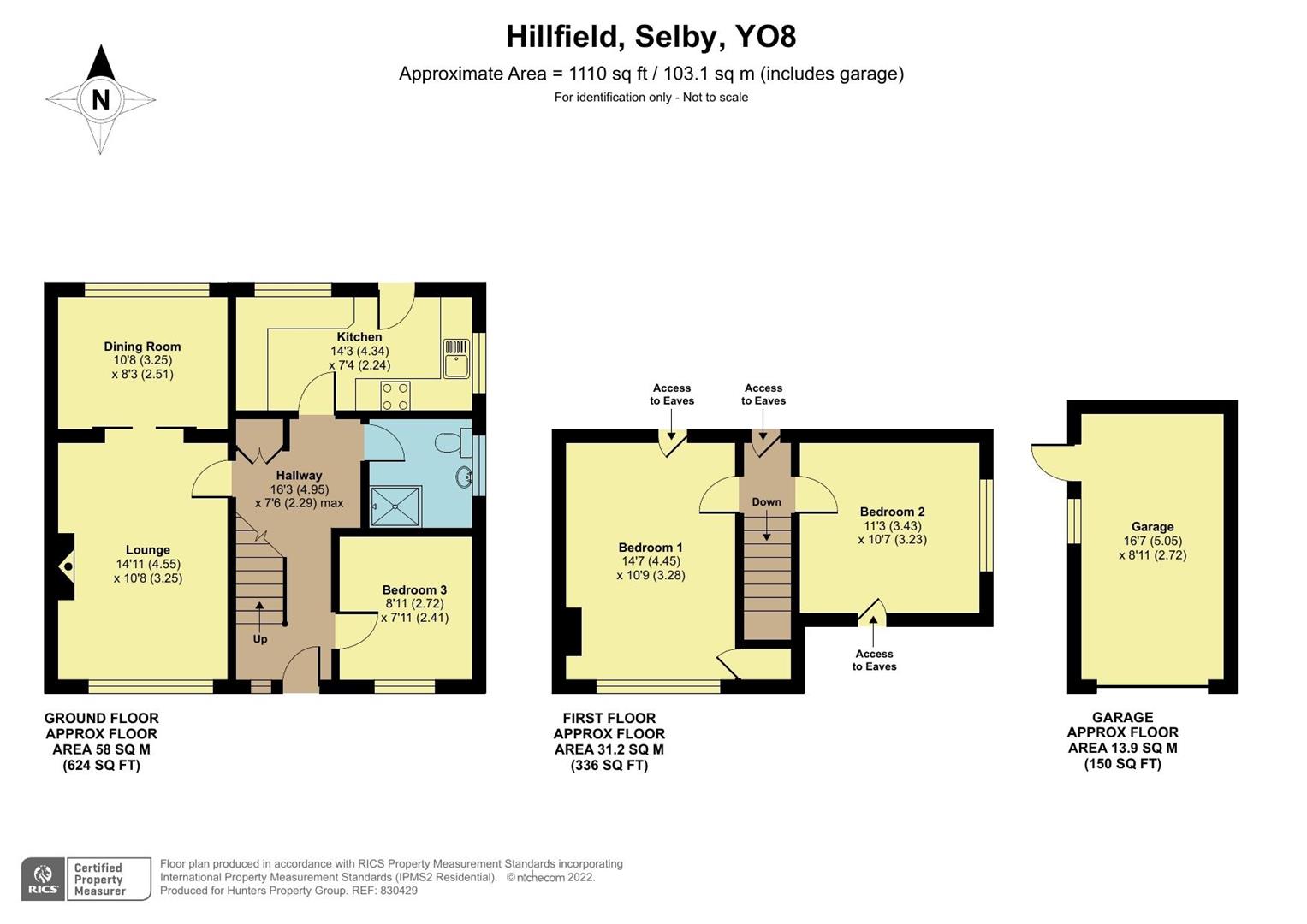 Hillfield, Selby YO8, 3 bedroom semidetached house for sale 62371030