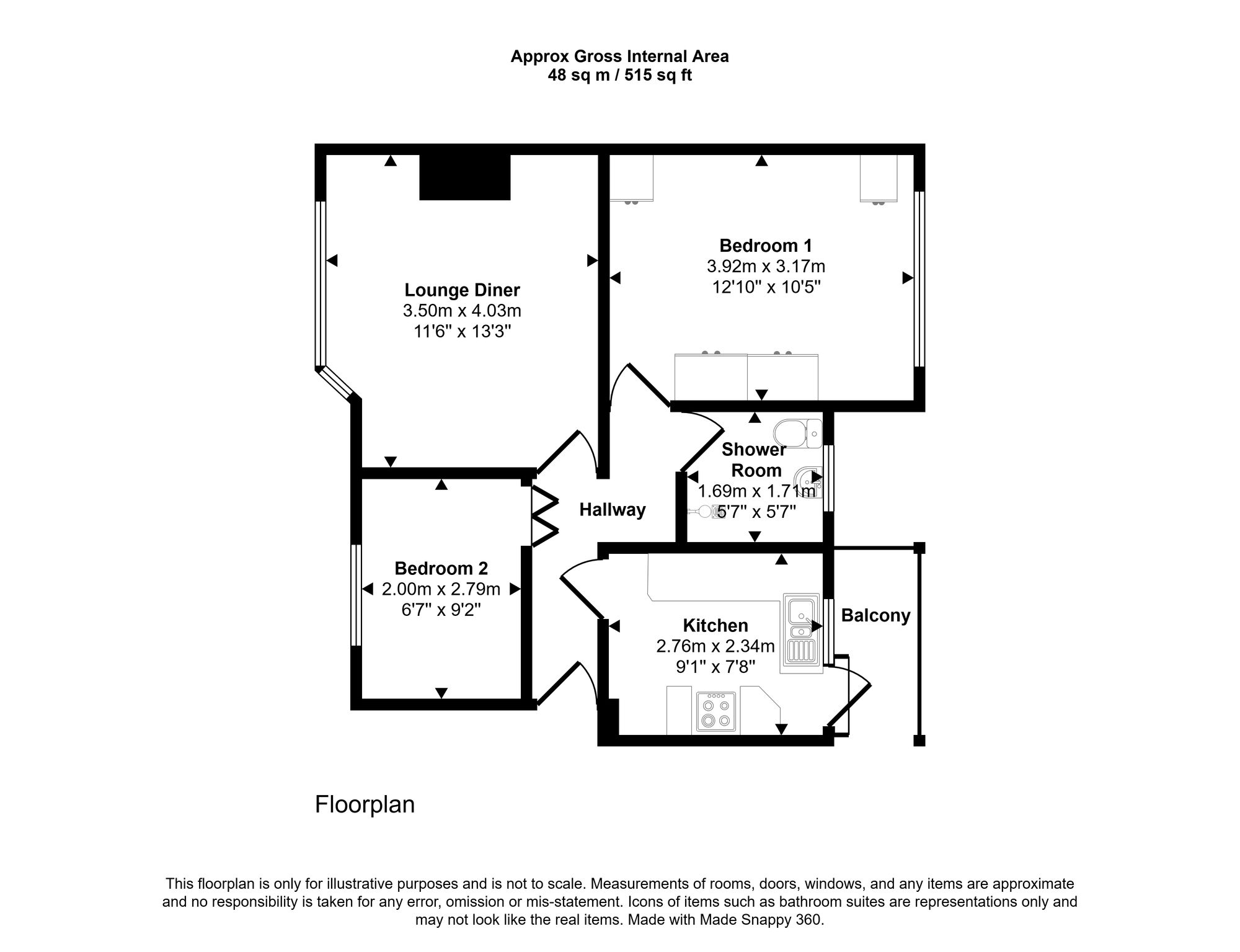 Blundell Road, Edgware, HA8 floorplan