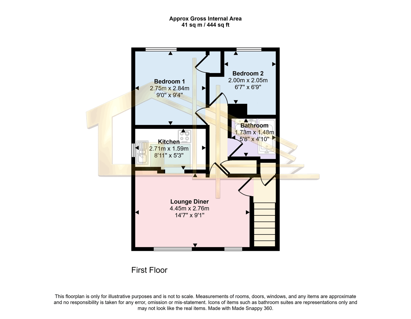 70, Ashdown Road, Bexhill-on-Sea floorplan