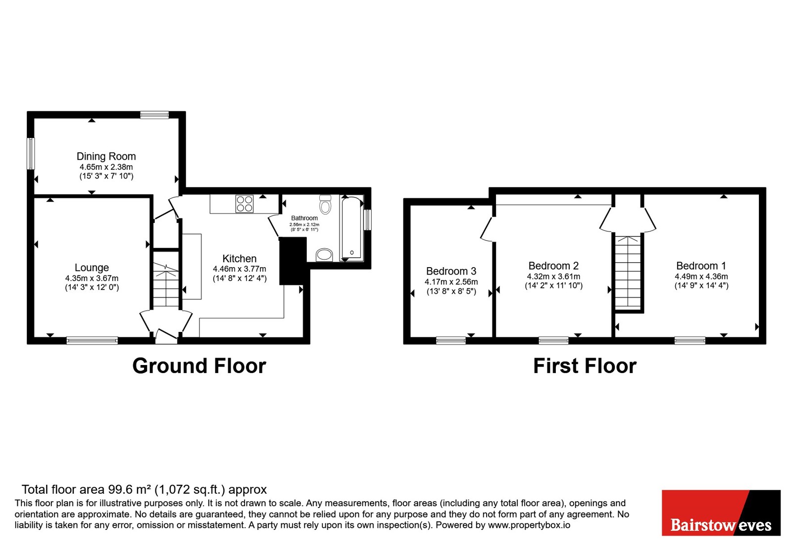 1, Manor Road, Mansfield floorplan