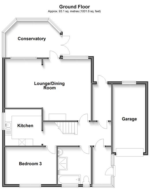 Madeira Lane, Freshwater, Isle Of Wight PO40, 3 bedroom bungalow for