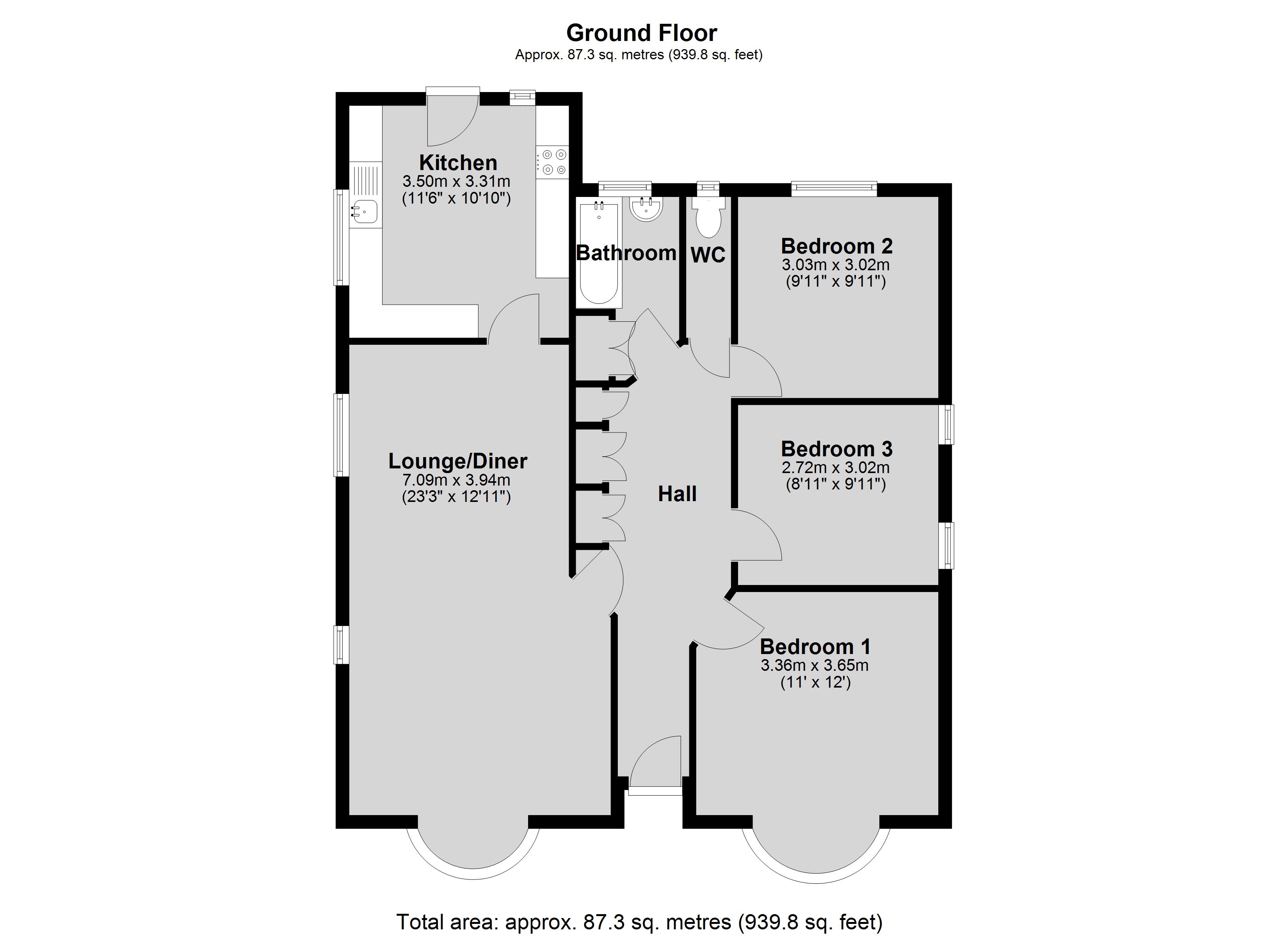 73, Boultham Park Road, Lincoln floorplan