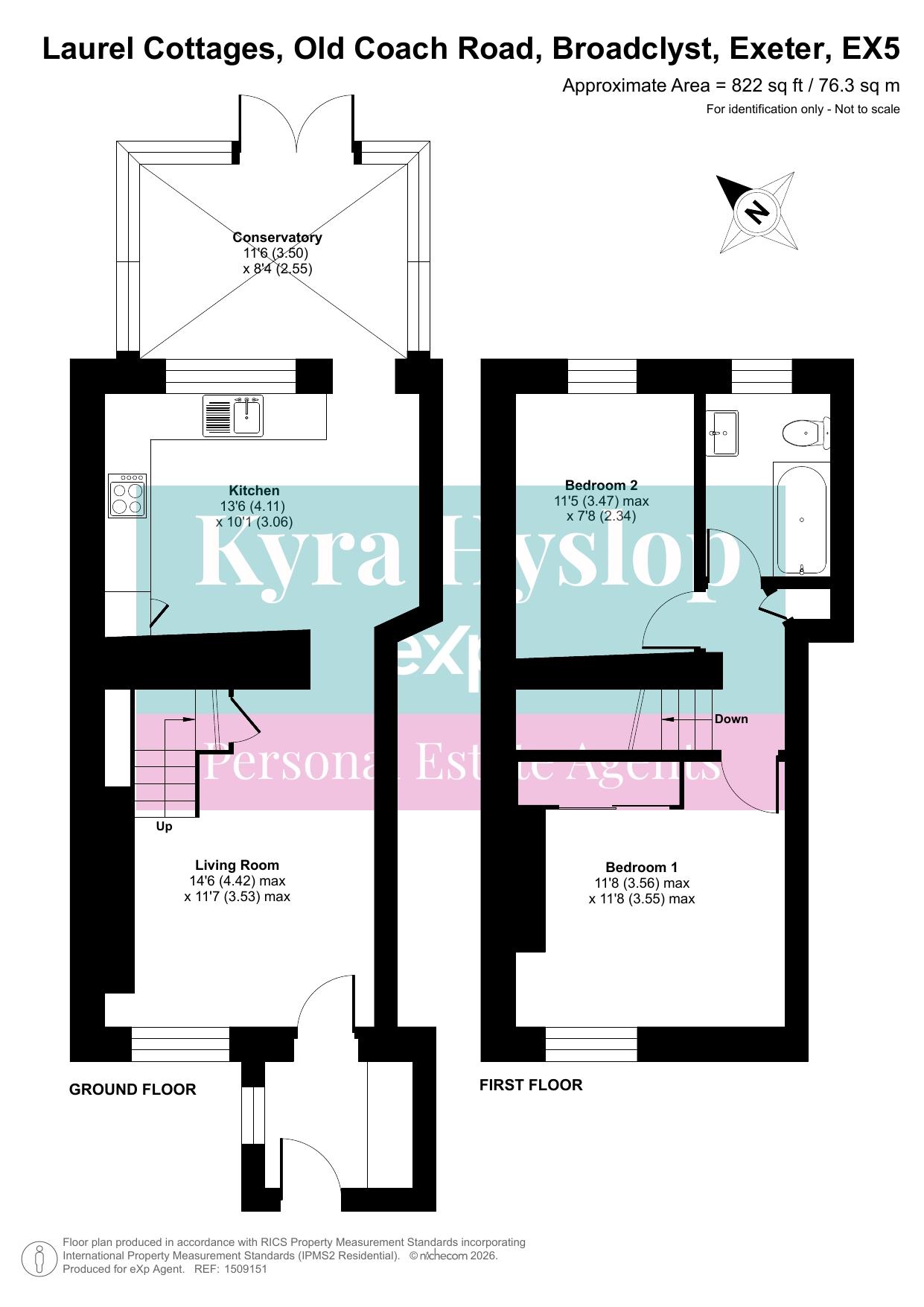 Laurel Cottages,1, Old Coach Road, Exeter floorplan