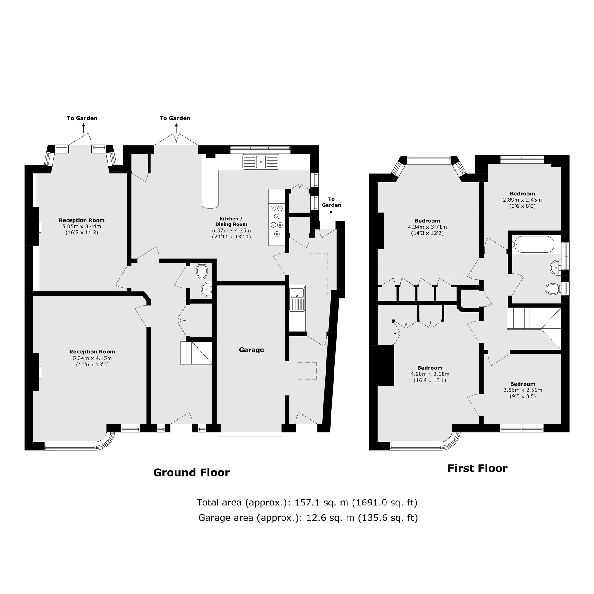 91, Wavertree Road, London floorplan