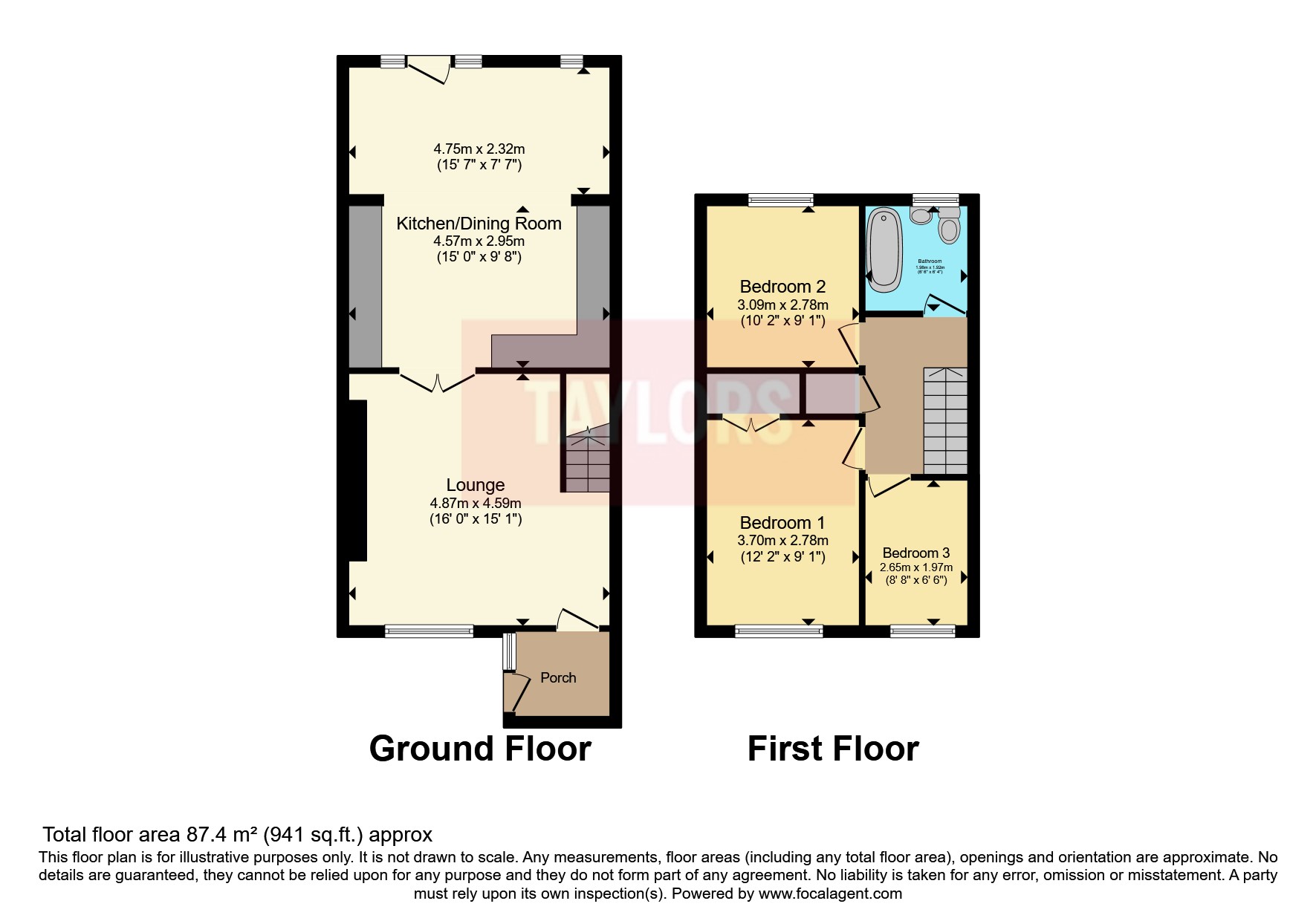 58, Partridge Road, Bristol floorplan