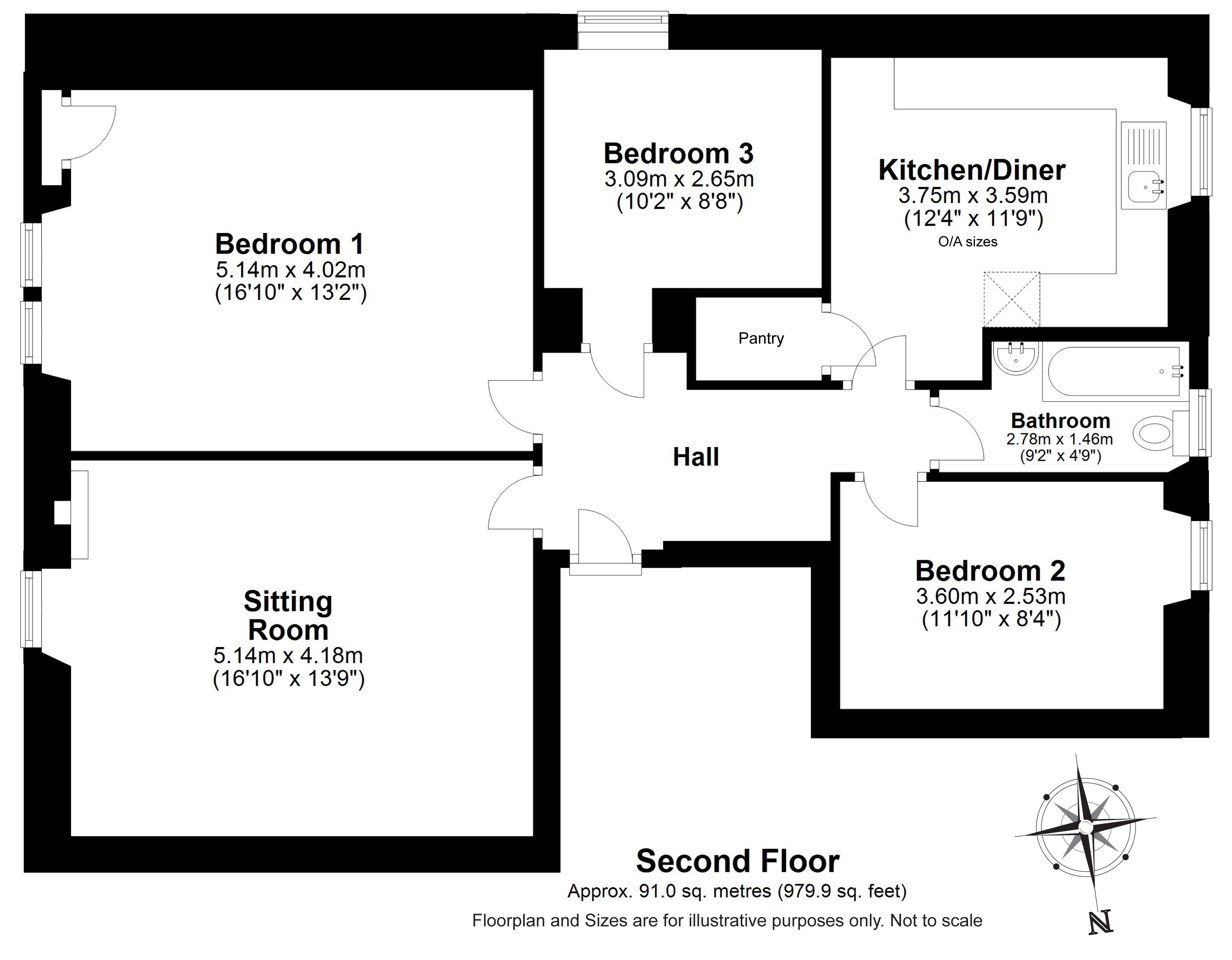 3 Bedrooms Flat for sale in 1 Flat 4 Easter Road, Edinburgh EH7