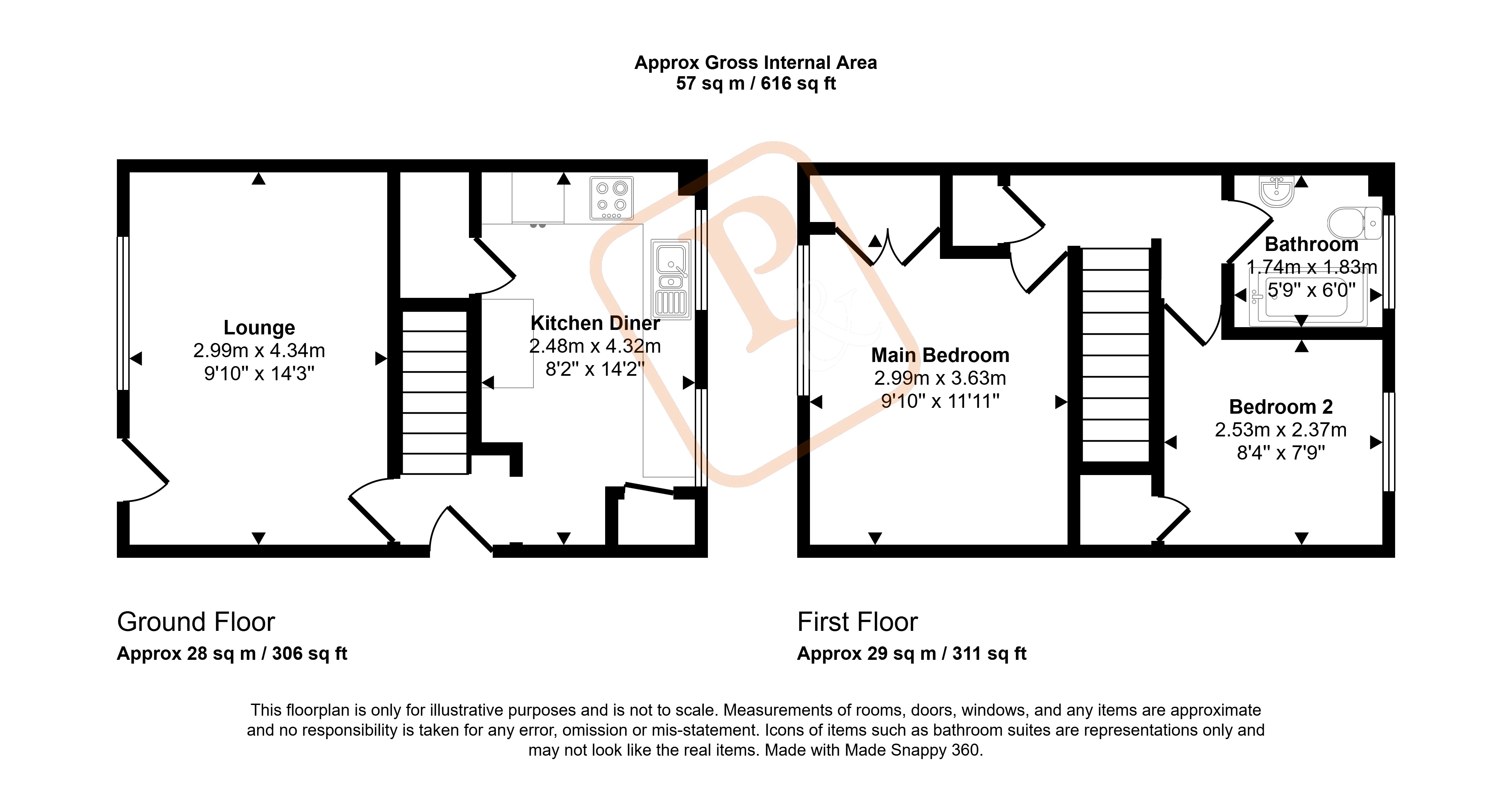 28, Dahlia Close, Essex floorplan
