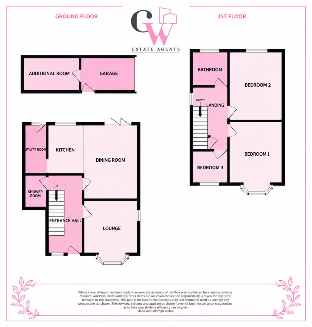 46, Darwin Street, Northwich floorplan