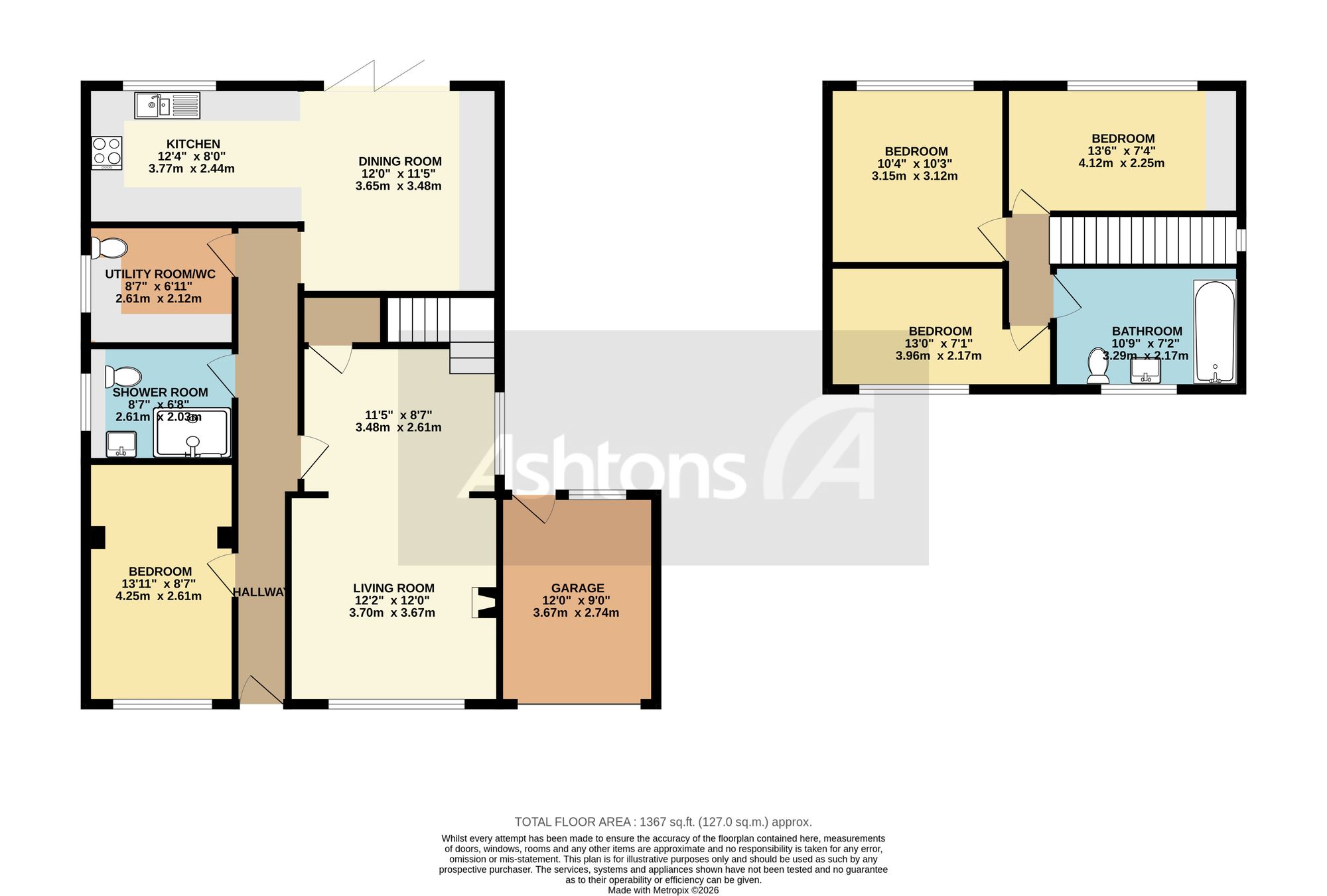 13 Ashgrove Crescent, Wigan floorplan