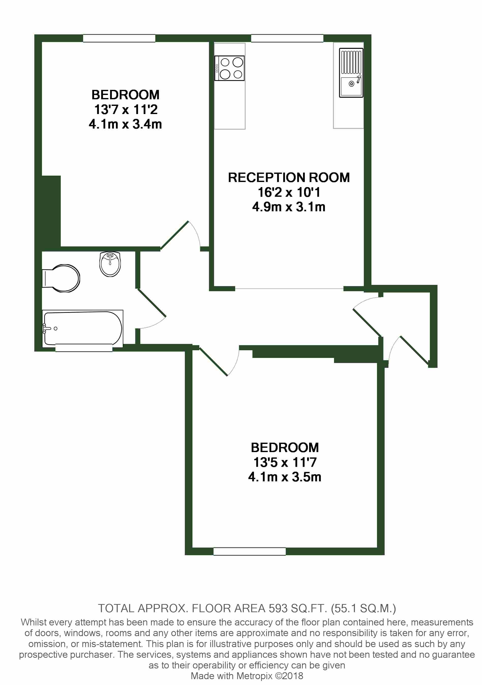 2 Bedrooms Flat for sale in Ellesmere House, High Street, Canterbury CT1