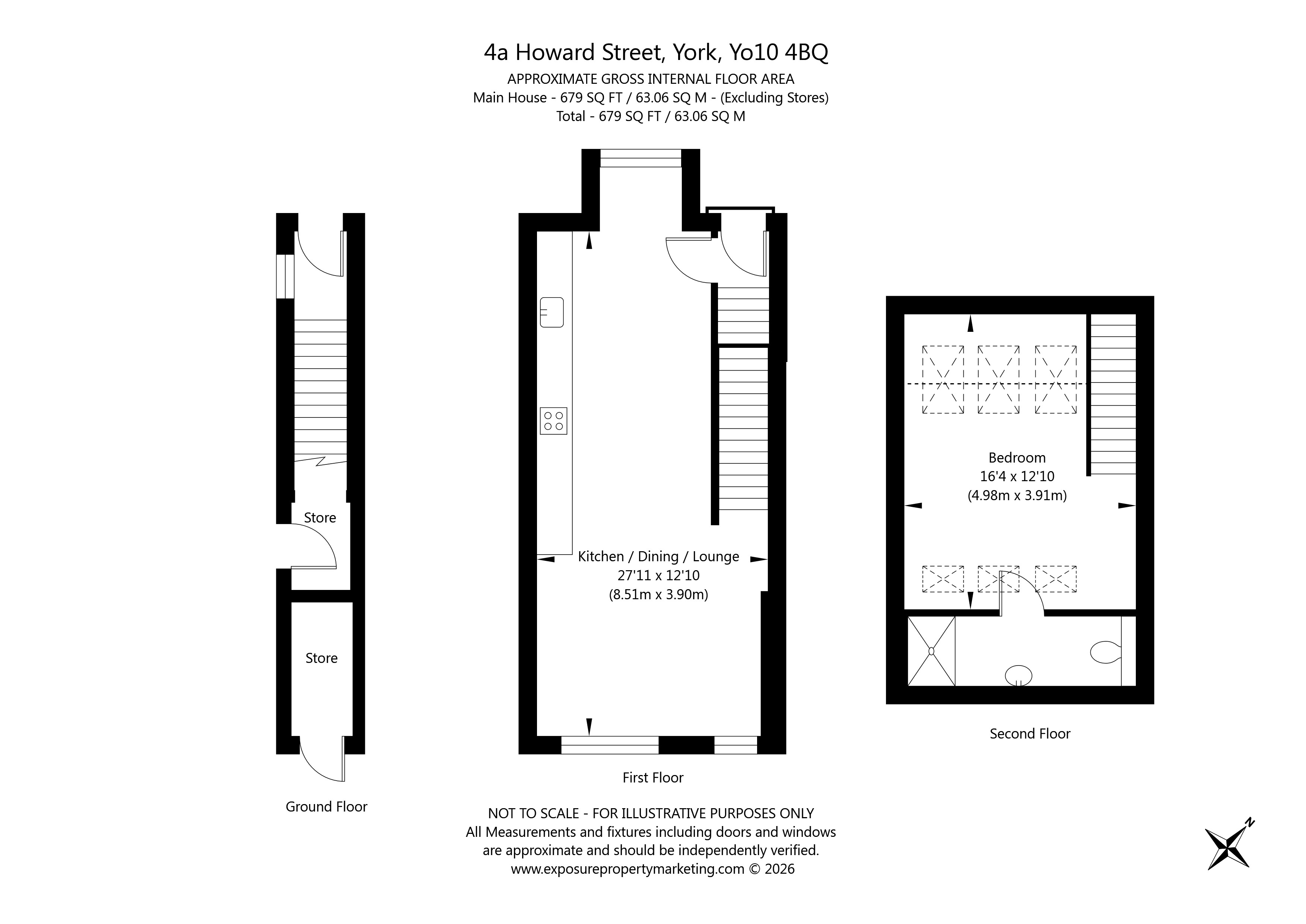 4A,, Howard Street, North Yorkshire floorplan