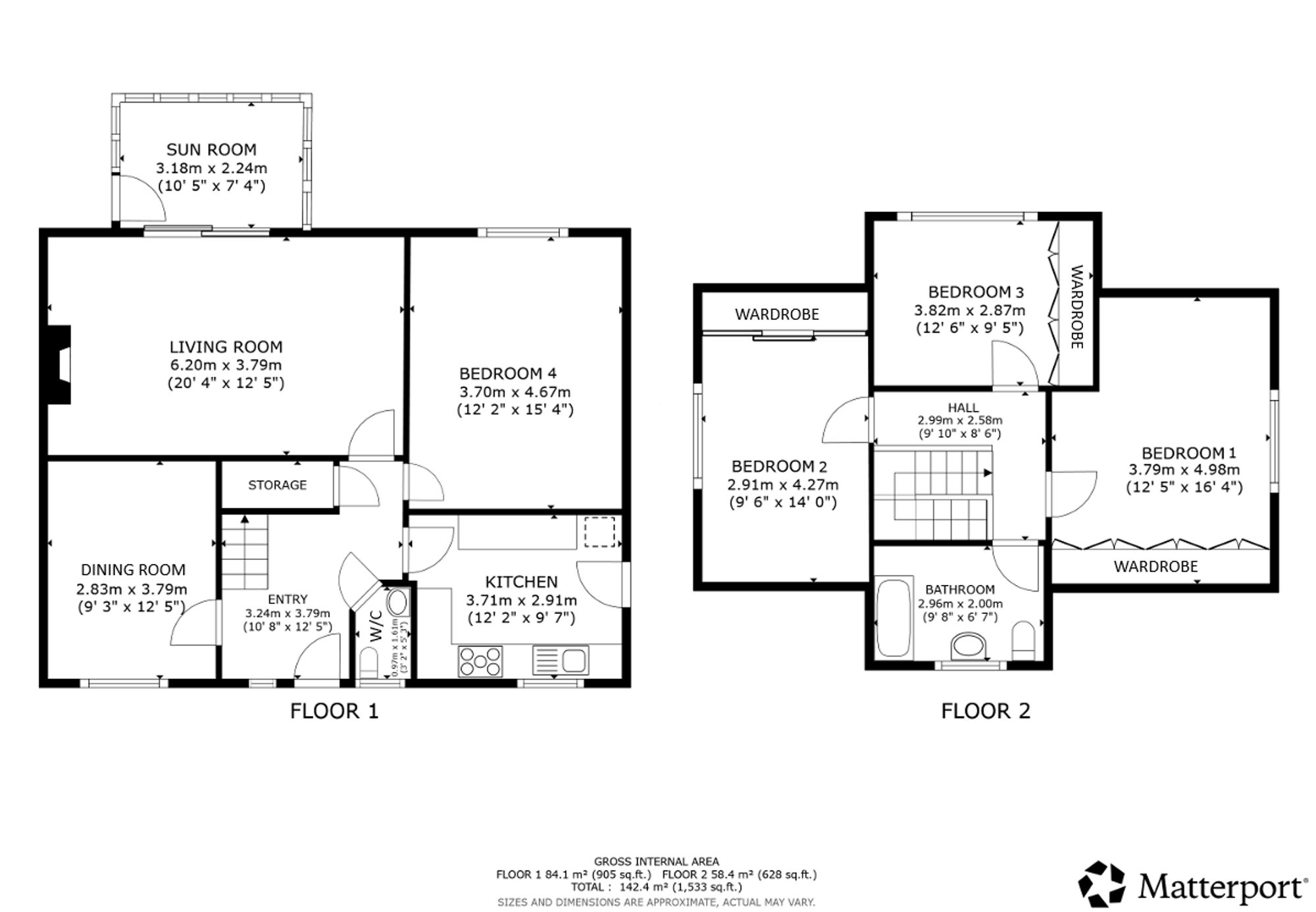 37 Fairway, Glasgow floorplan
