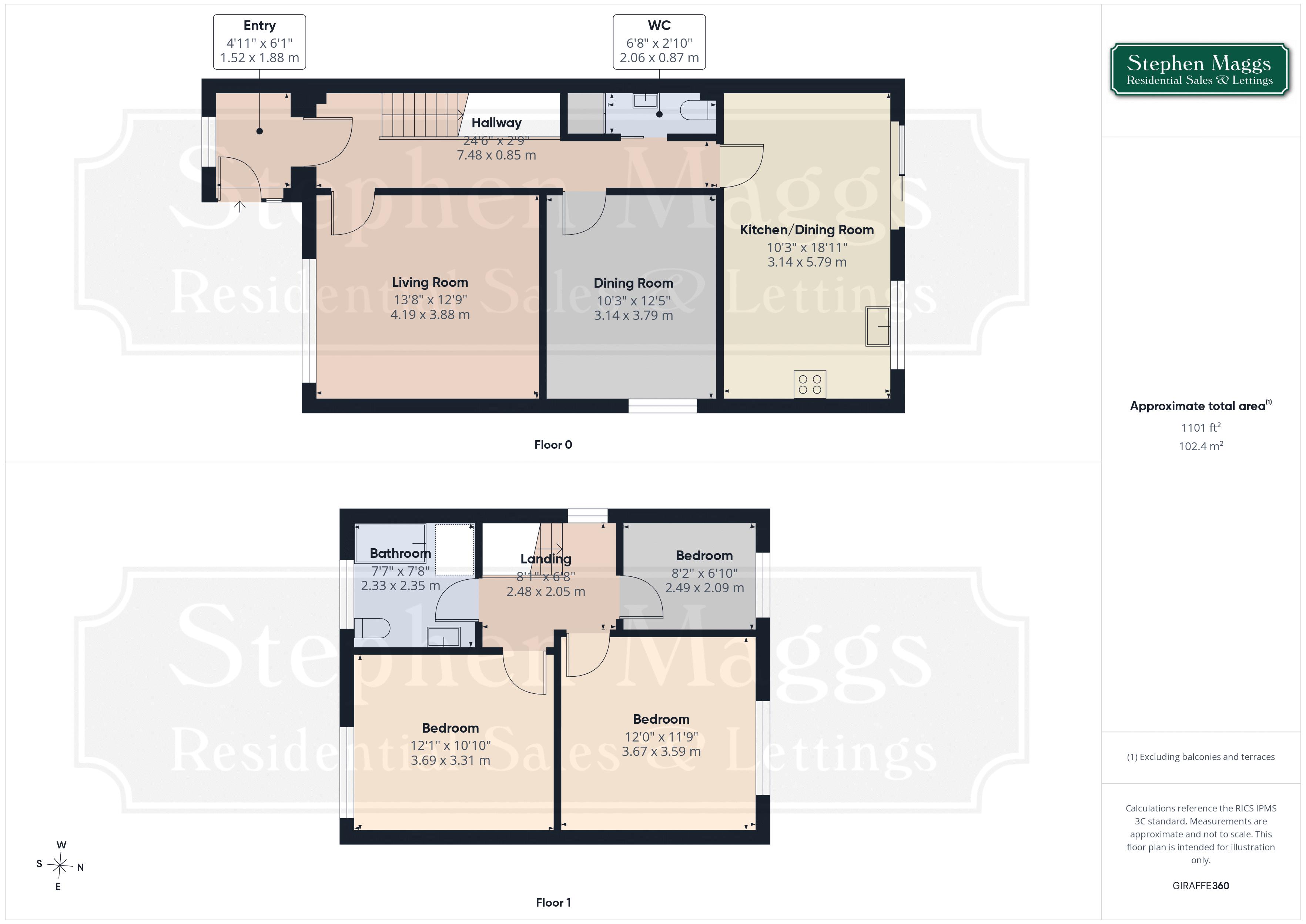 23, Derricke Road, Bristol floorplan