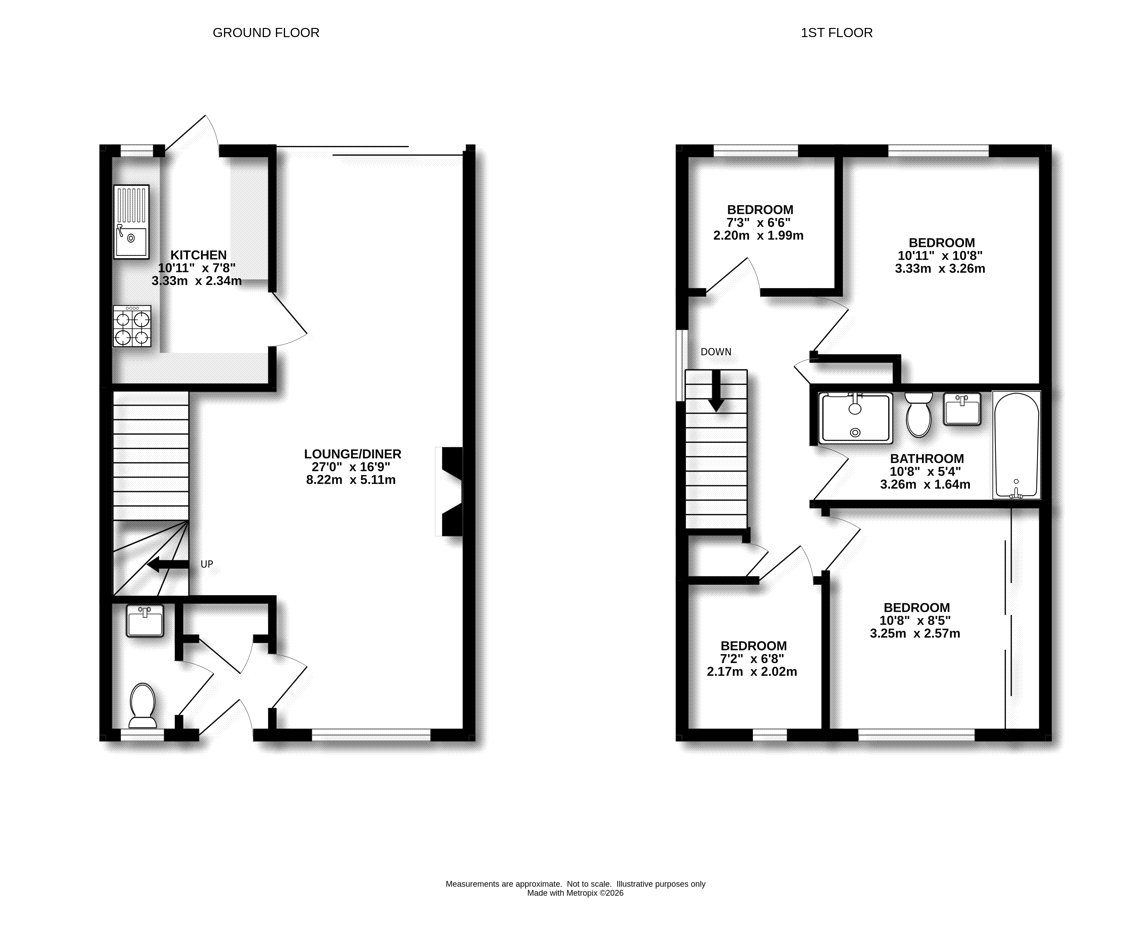 10, Scotland Close, Ash Vale floorplan