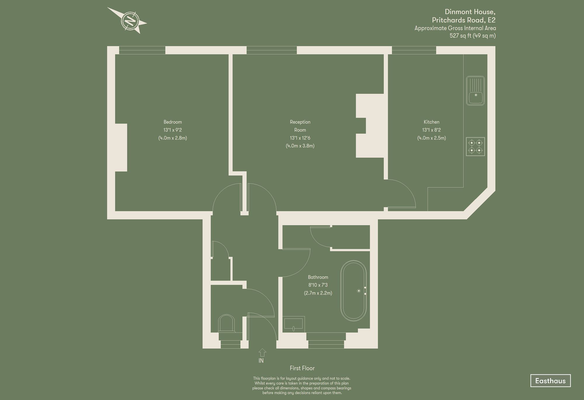 Flat 22, Dinmont House, London floorplan