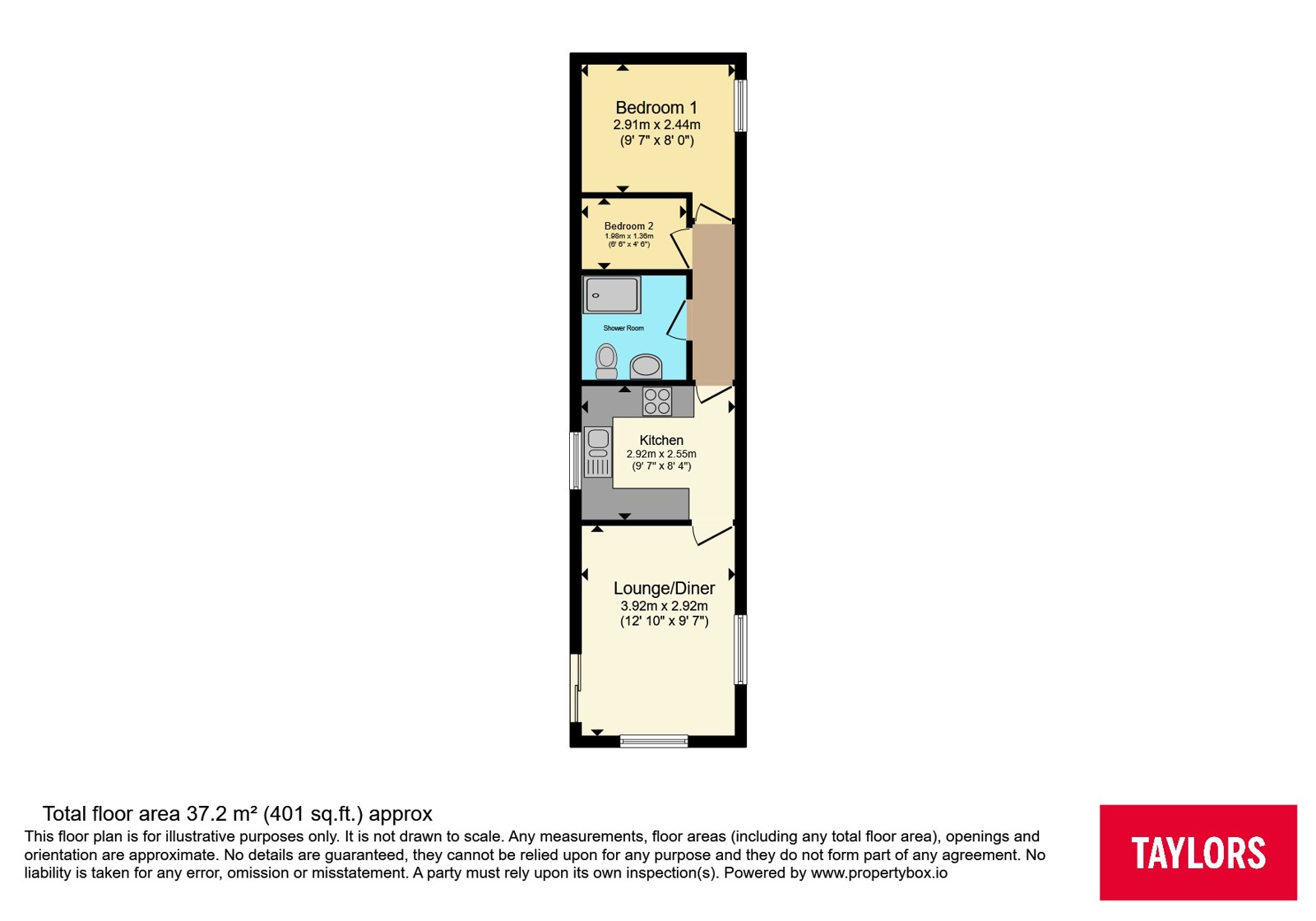 112, Folly Park, Clapham floorplan