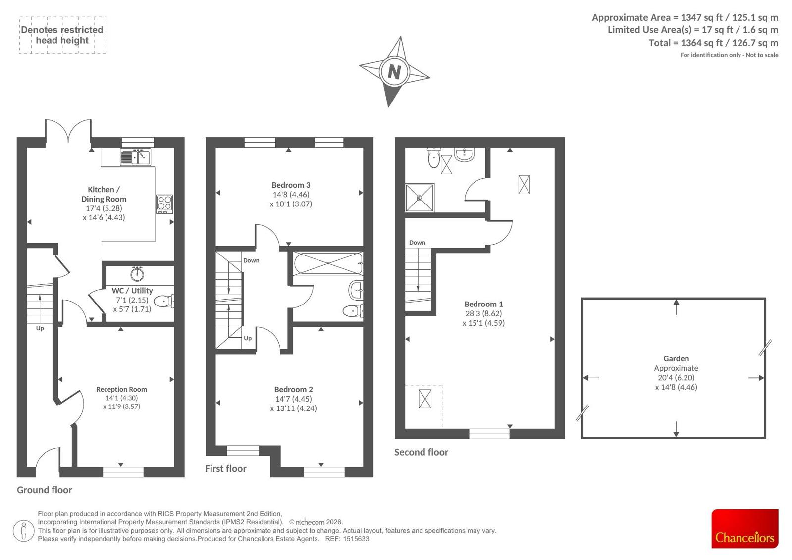 15, Wycombe Close, Oxford floorplan